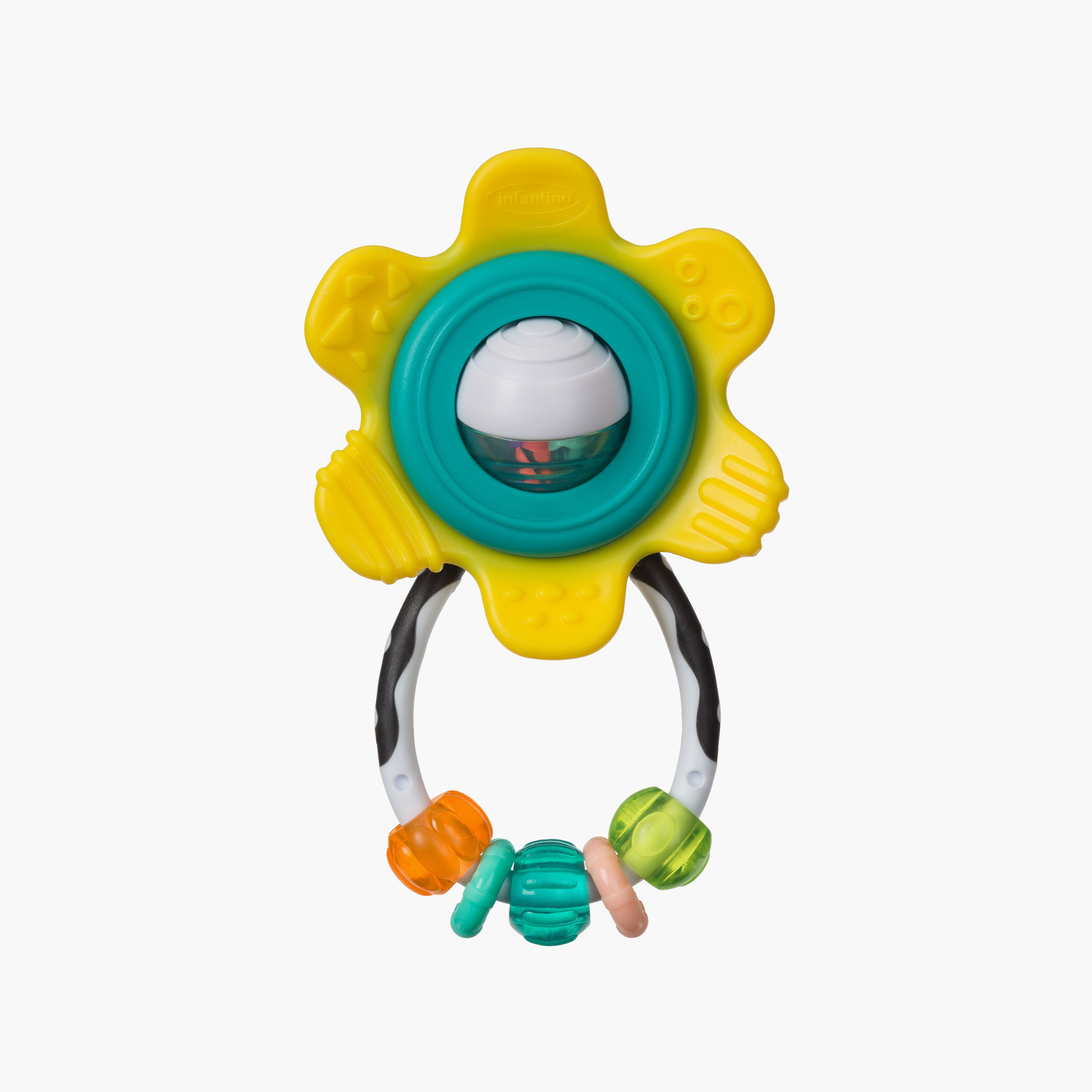 لعبة عضاضة سبين أند راتل الدوارة من إنفانتينو-toys-babyandtoddlertoys-rattlesandteethers-image-5