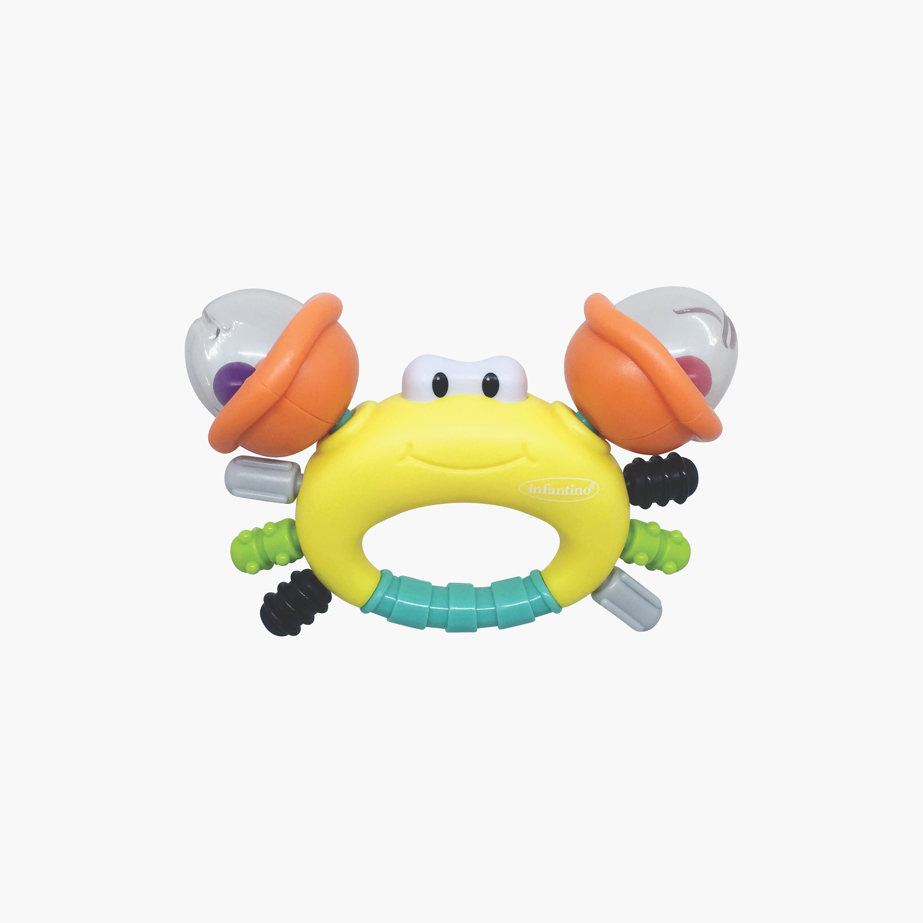 Infantino Sand Crab Rattle & Teether Toy-toys-babyandtoddlertoys-rattlesandteethers-image-1