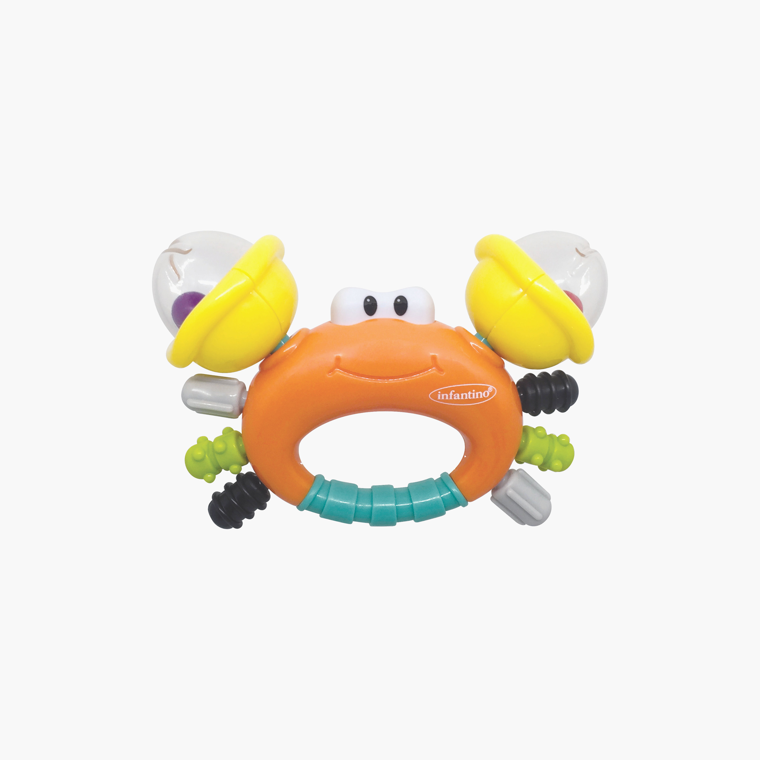 Infantino Sand Crab Rattle & Teether Toy-toys-babyandtoddlertoys-rattlesandteethers-image-2