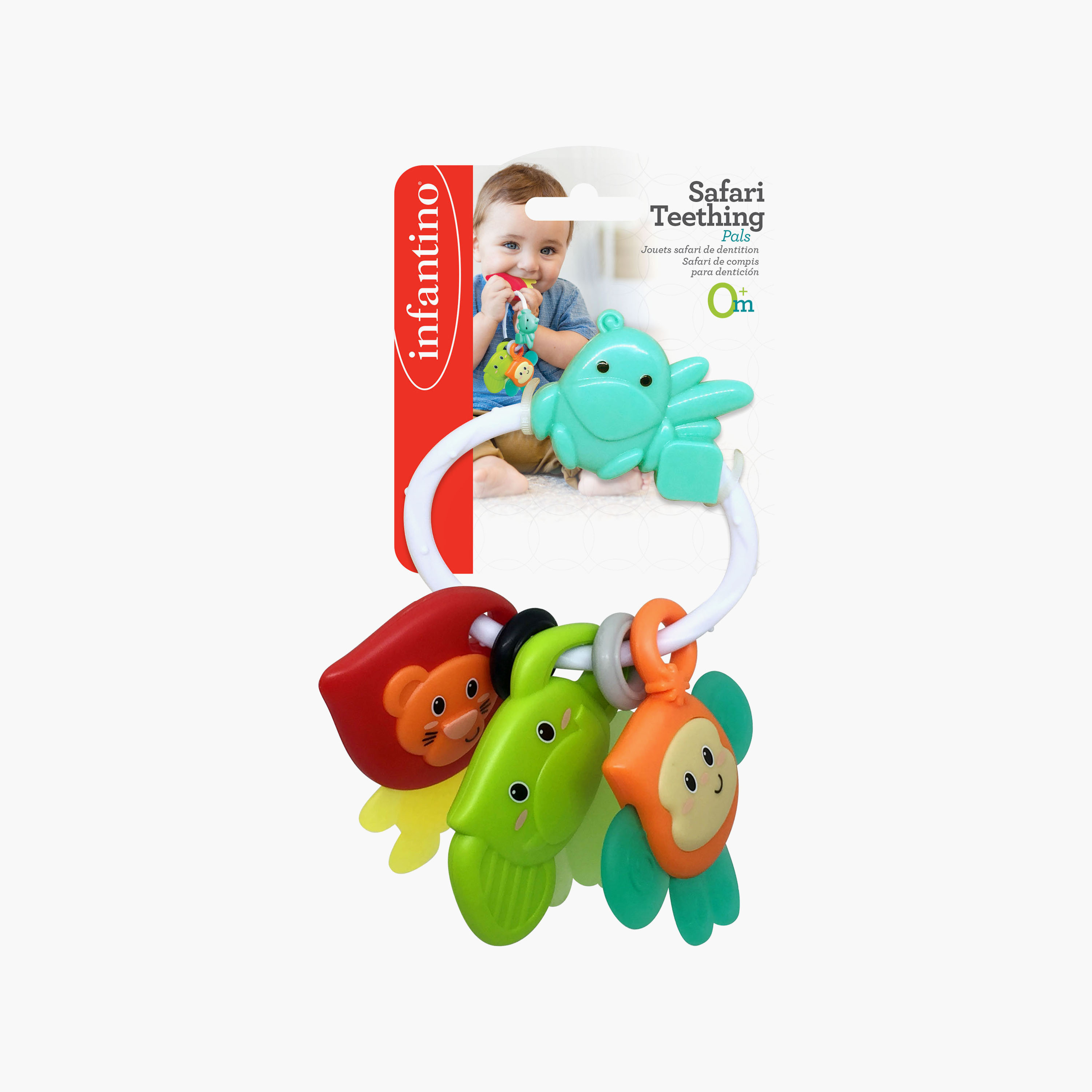 أصدقاء التسنين سفاري من إنفانتينو-toys-babyandtoddlertoys-rattlesandteethers-image-2
