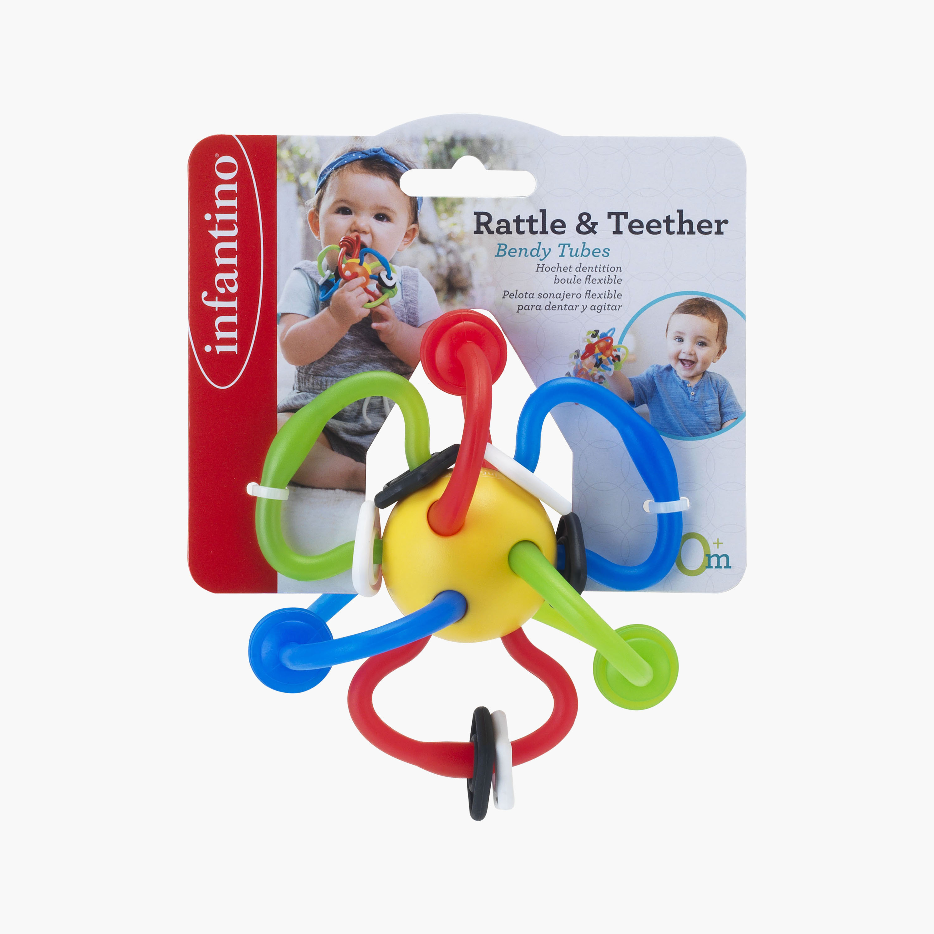 Infantino Bendy Tubes Rattle & Teether Toy-toys-babyandtoddlertoys-rattlesandteethers-image-2