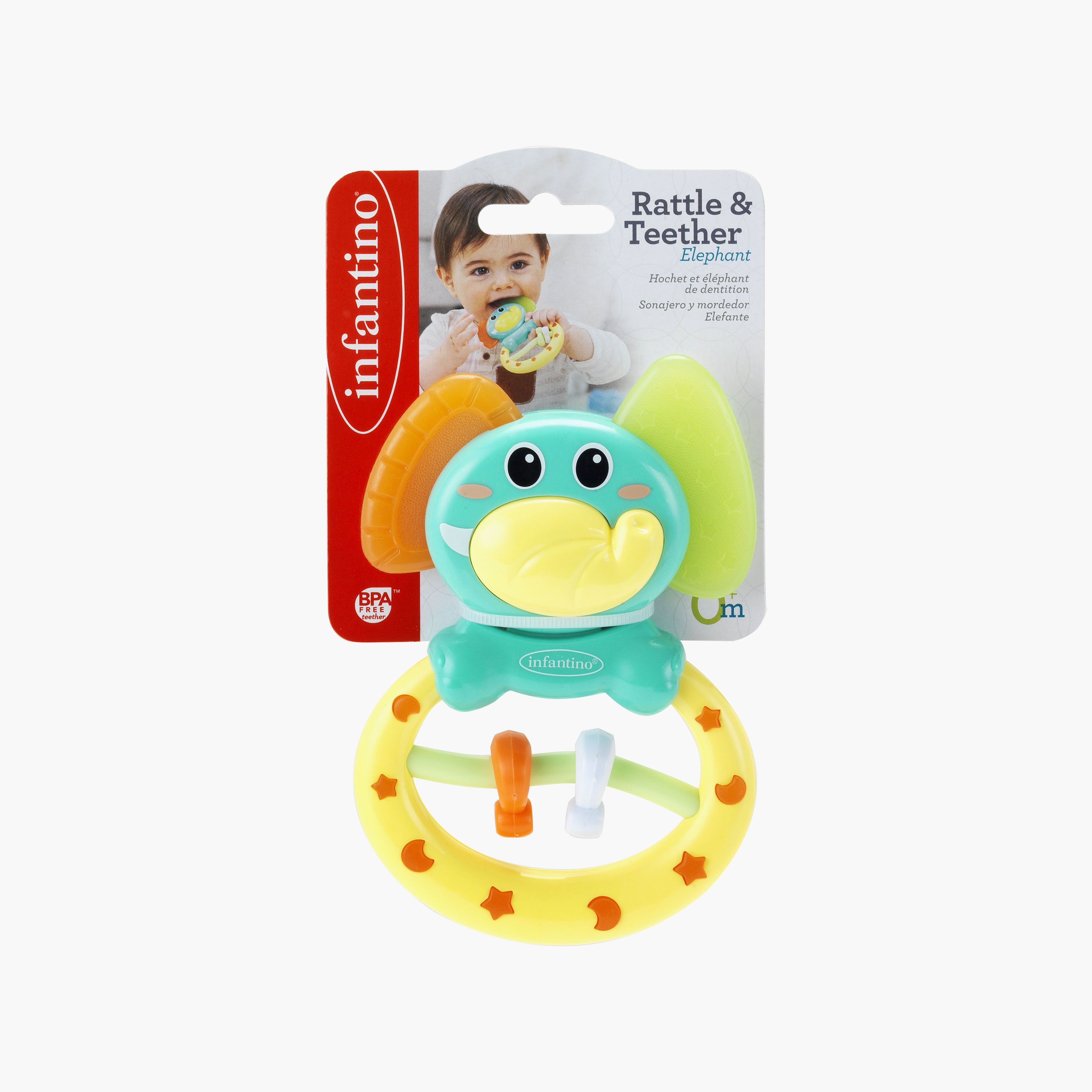 لعبة خشخيشة وعضاضة بتصميم فيل من إنفانتينو-toys-babyandtoddlertoys-rattlesandteethers-image-2