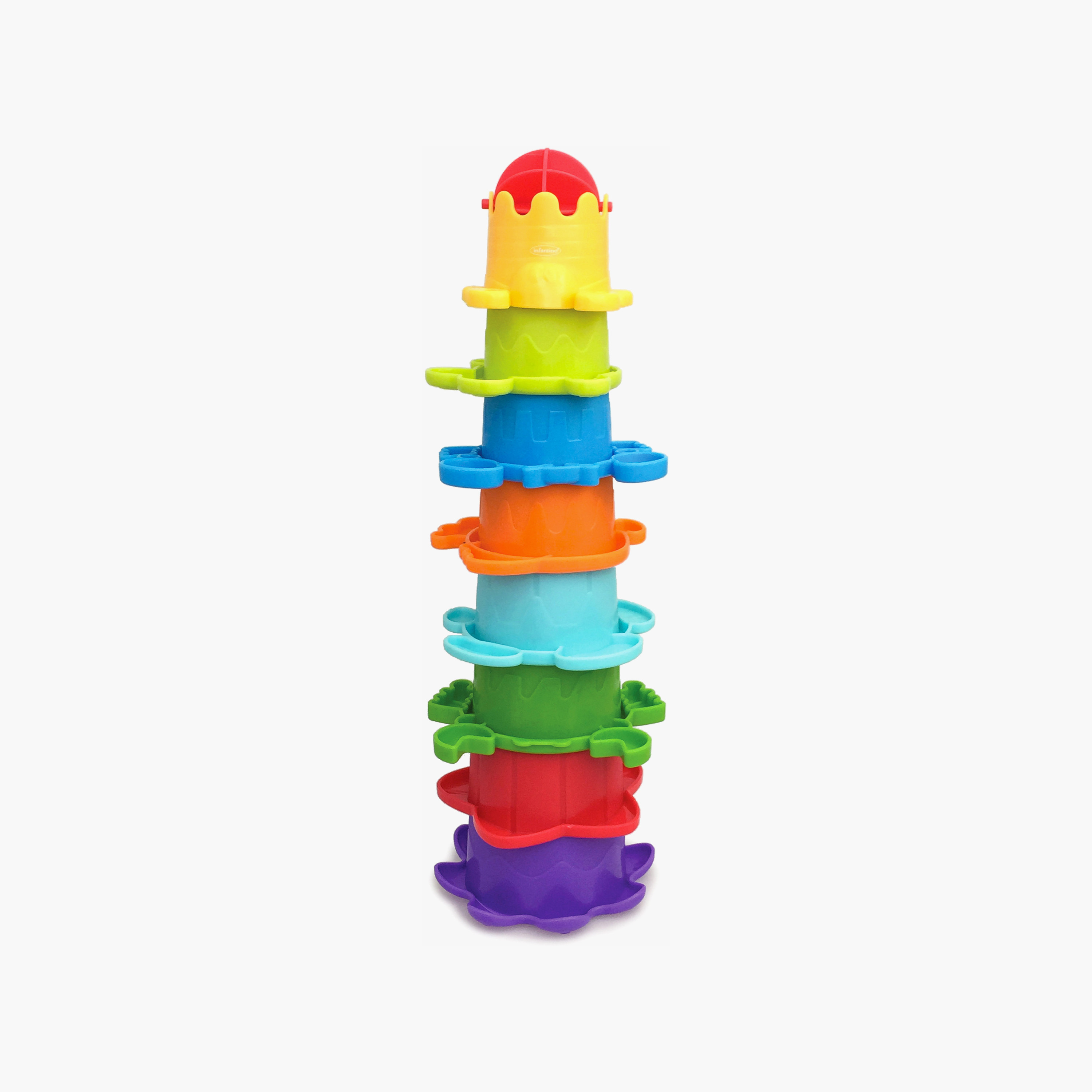 Infantino 8-Piece Stack O' Fun Bathing Toy-toys-babyandtoddlertoys-bathtoys-image-1
