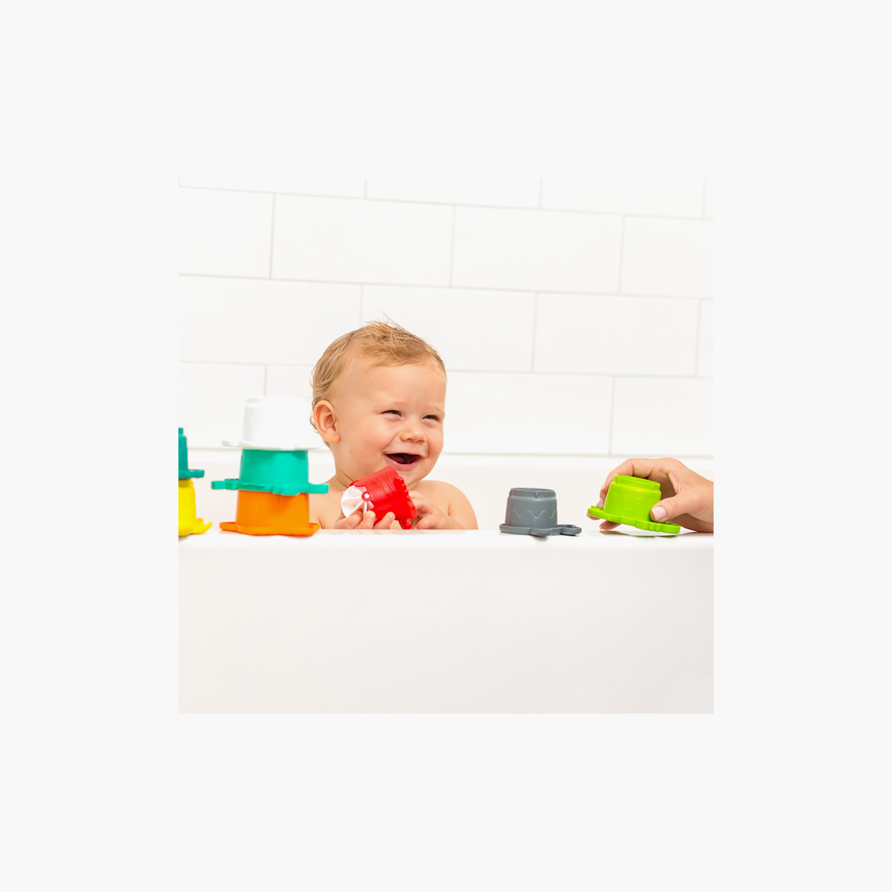 Infantino 8-Piece Stack O' Fun Bathing Toy-toys-babyandtoddlertoys-bathtoys-image-3