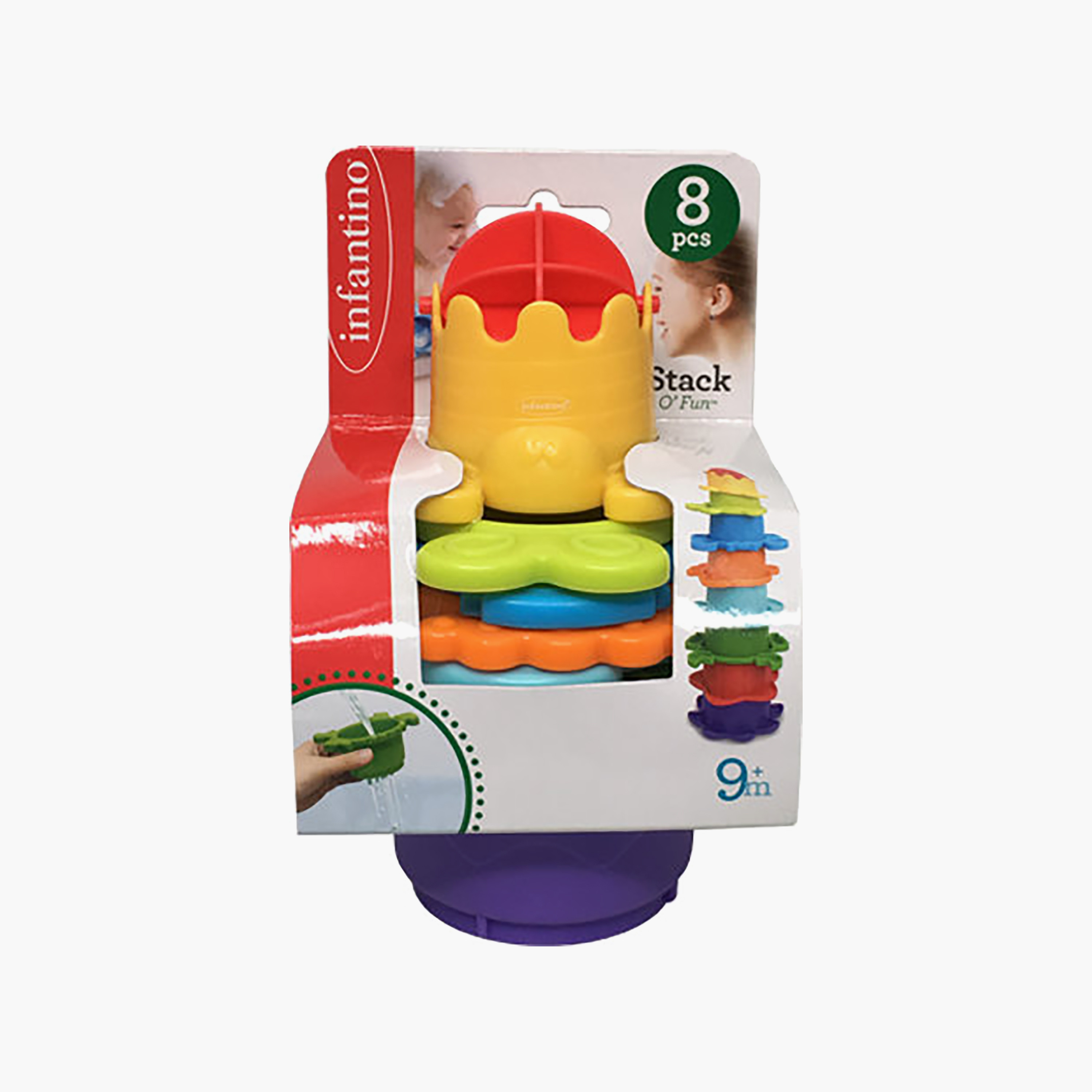 Infantino 8-Piece Stack O' Fun Bathing Toy-toys-babyandtoddlertoys-bathtoys-image-8