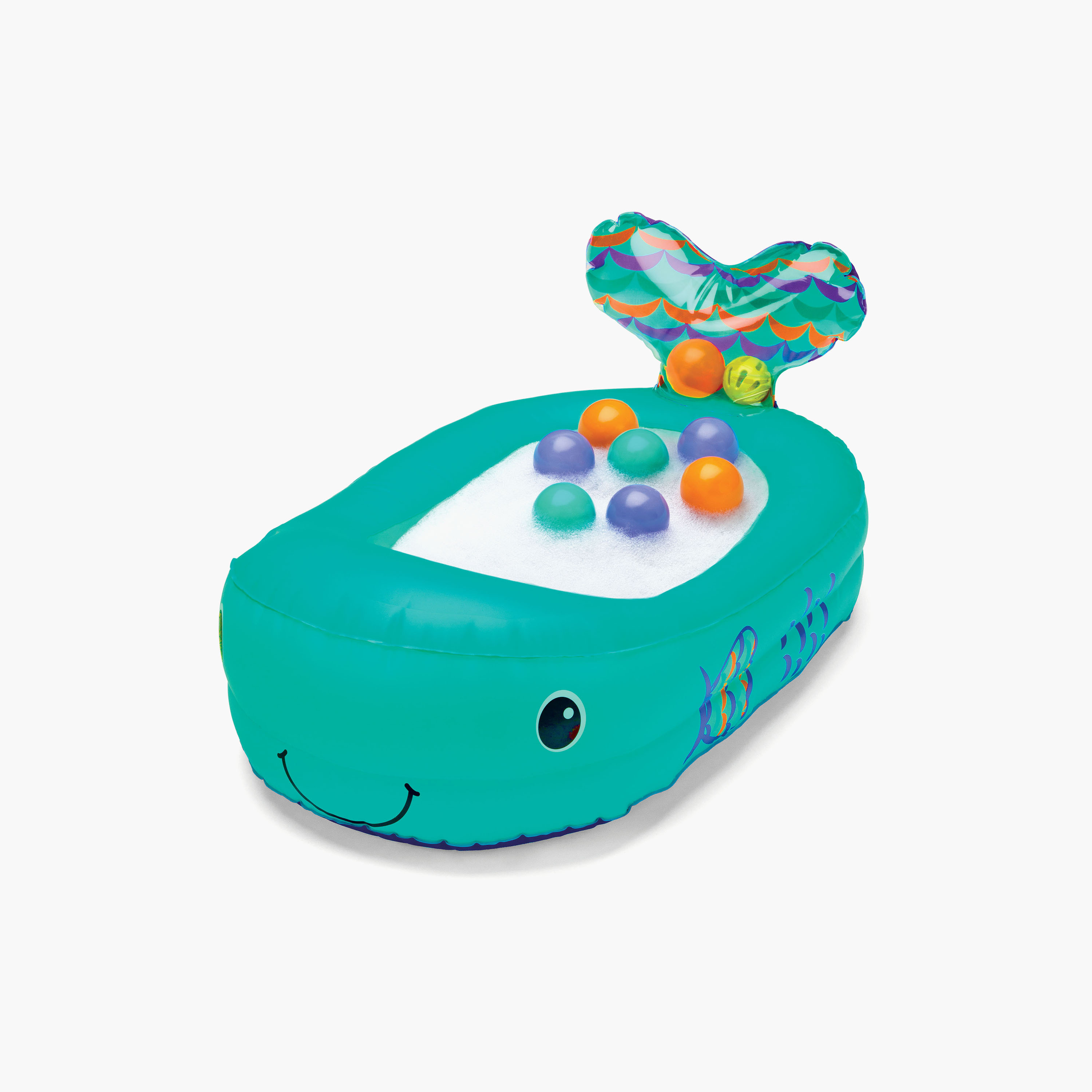 Infantino Whale Bubble Inflatable Bath Tub and Ball Set-toys-babyandtoddlertoys-bathtoys-image-1