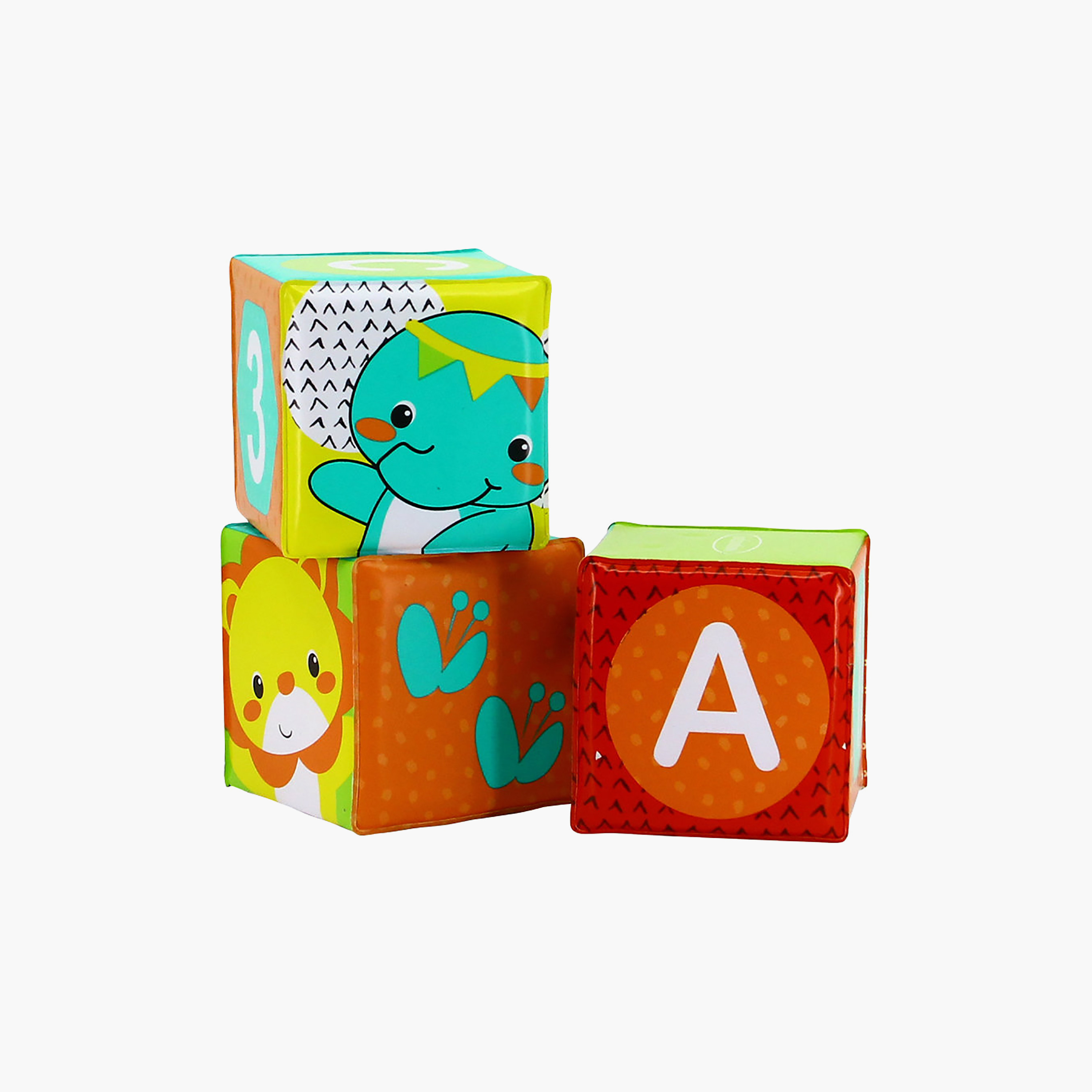 Infantino 3-Piece Colours & Numbers Bath Blocks-toys-babyandtoddlertoys-bathtoys-image-3