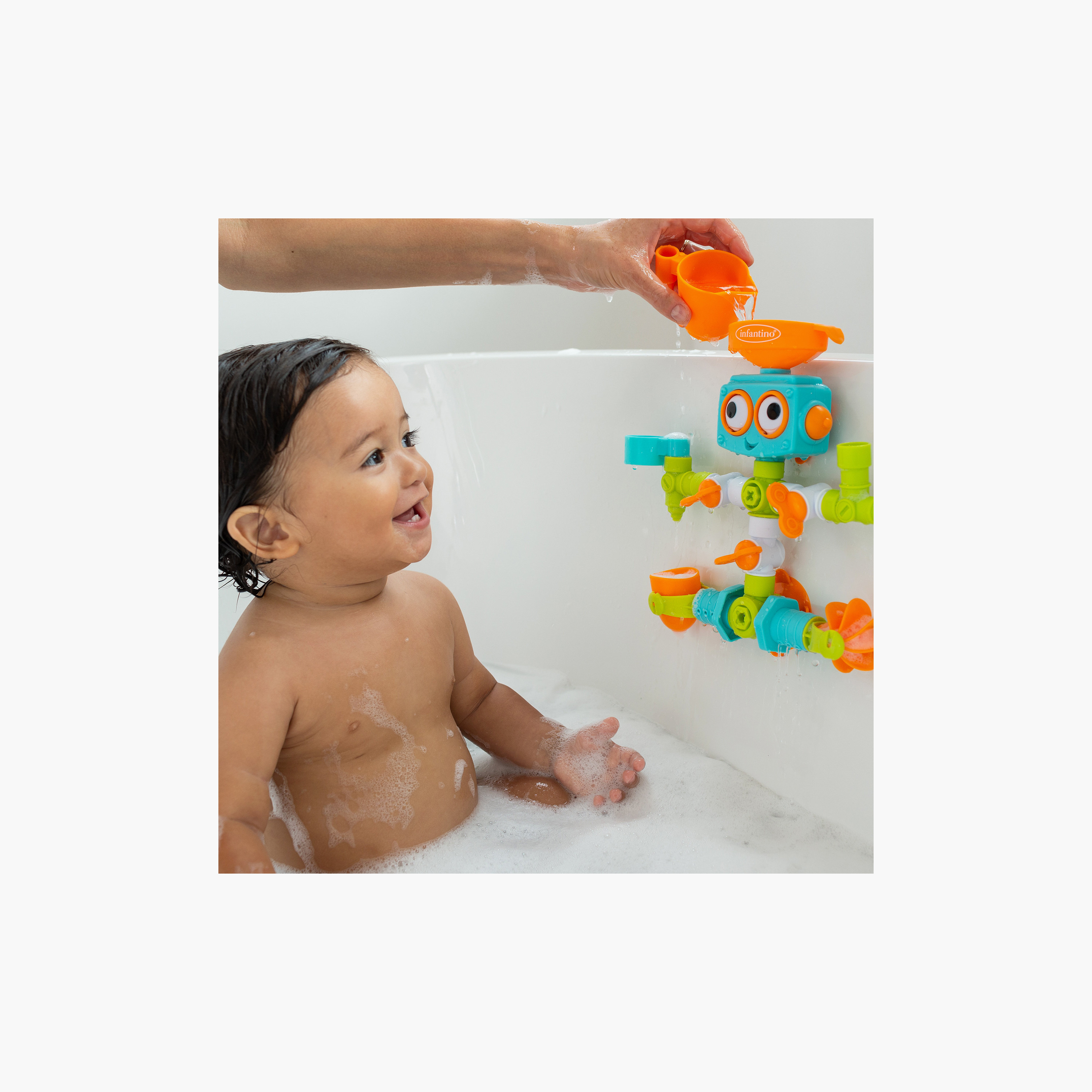 Infantino 16-Piece Sensory Plug & Play Plumber Set-toys-babyandtoddlertoys-bathtoys-image-10