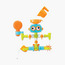 Infantino 16-Piece Sensory Plug & Play Plumber Set-toys-babyandtoddlertoys-bathtoys-image-3