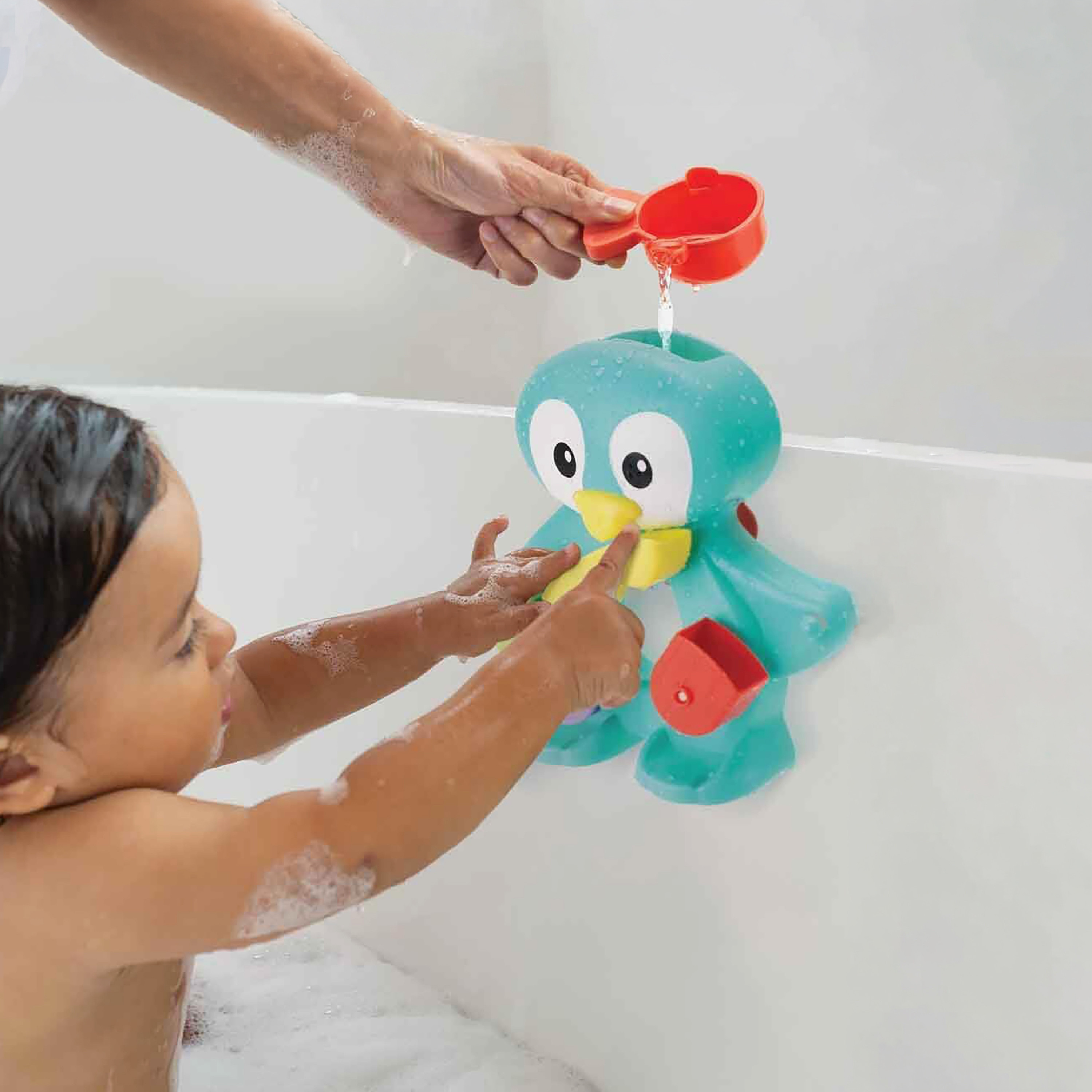 Infantino Tub Penguin Bath Time Set-toys-babyandtoddlertoys-bathtoys-image-5
