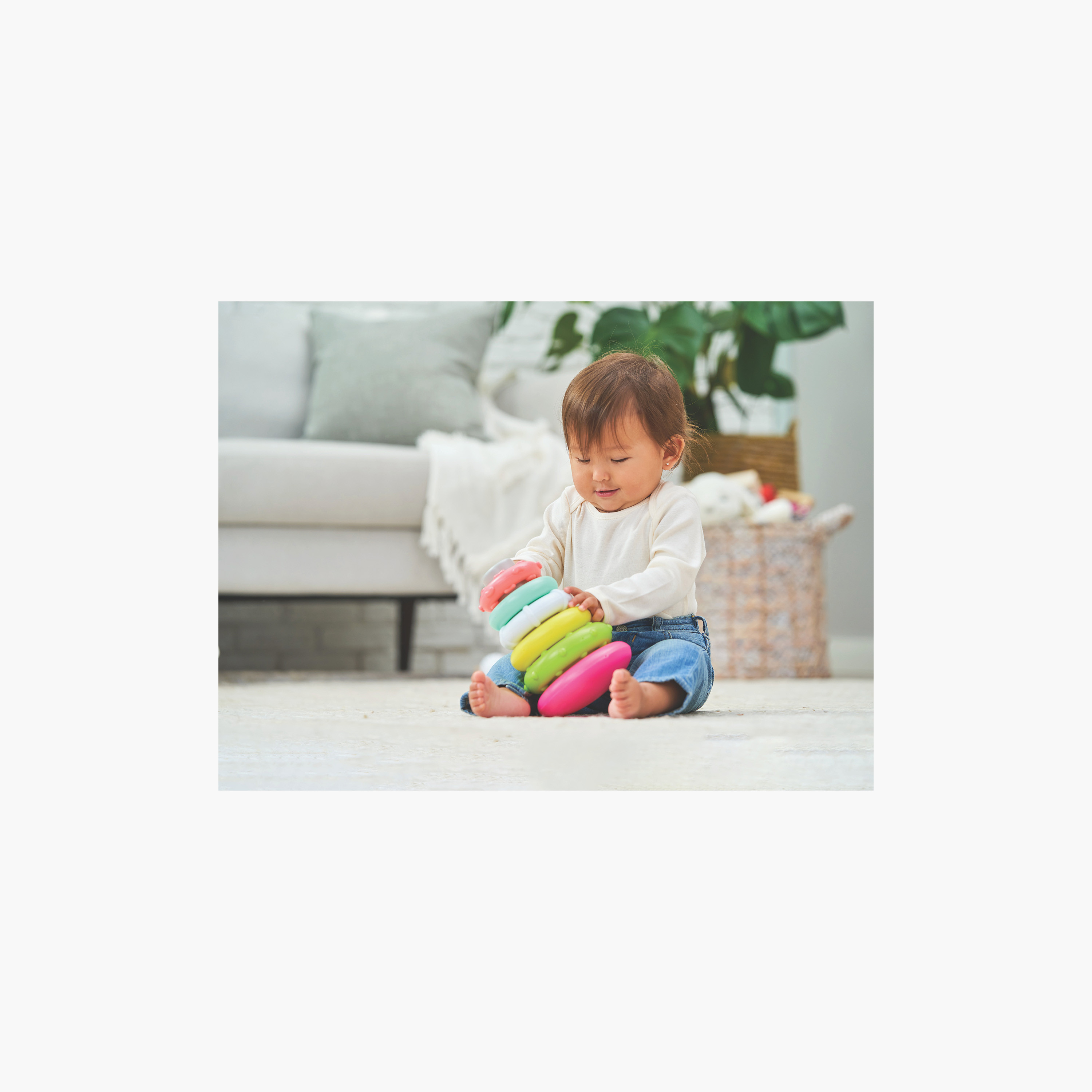 Infantino Rock N Rings Playset - 6 Months+-toys-babyandtoddlertoys-stackingandnestingtoys-image-3