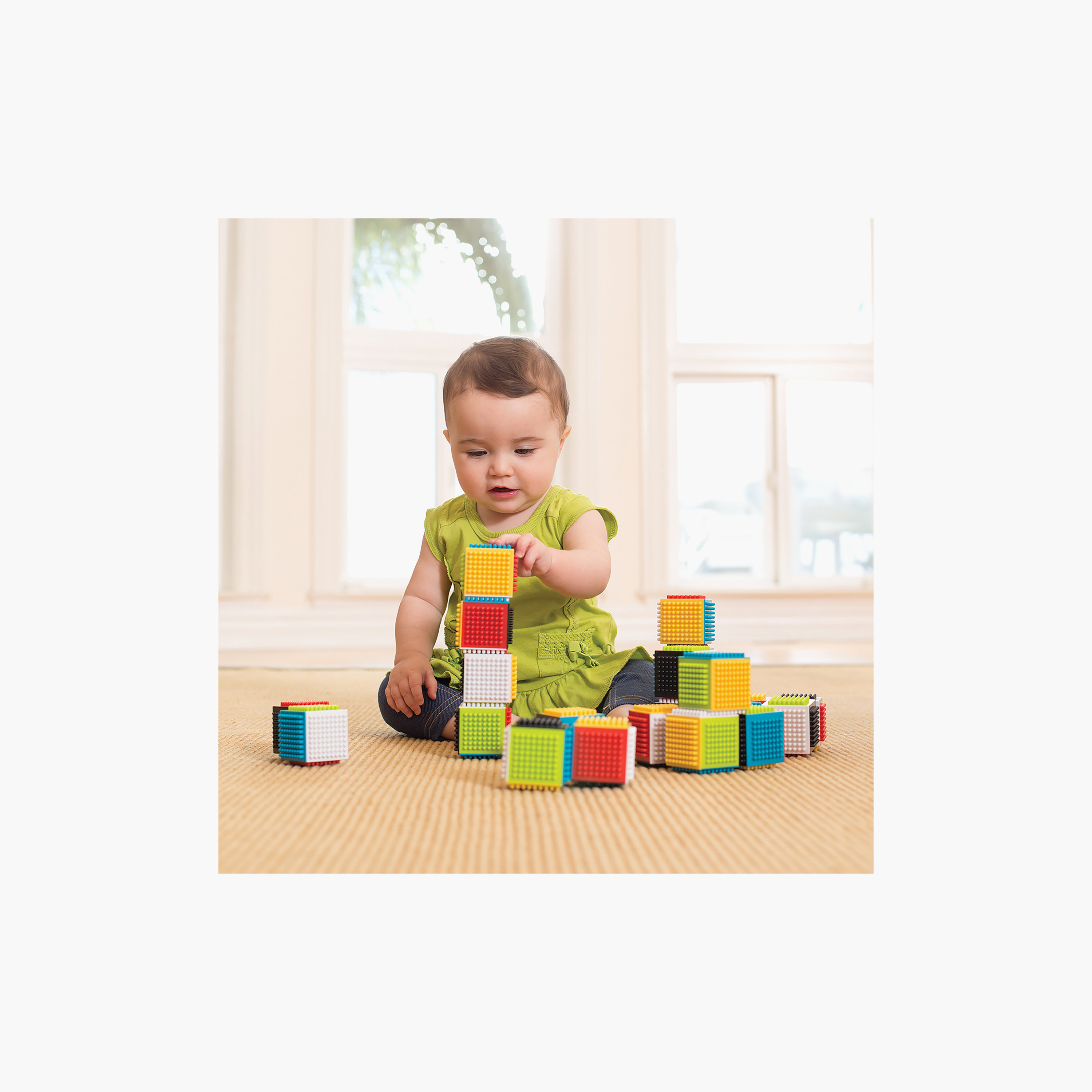 Infantino 24-Piece Press & Stay Sensory Block-toys-babyandtoddlertoys-stackingandnestingtoys-image-4
