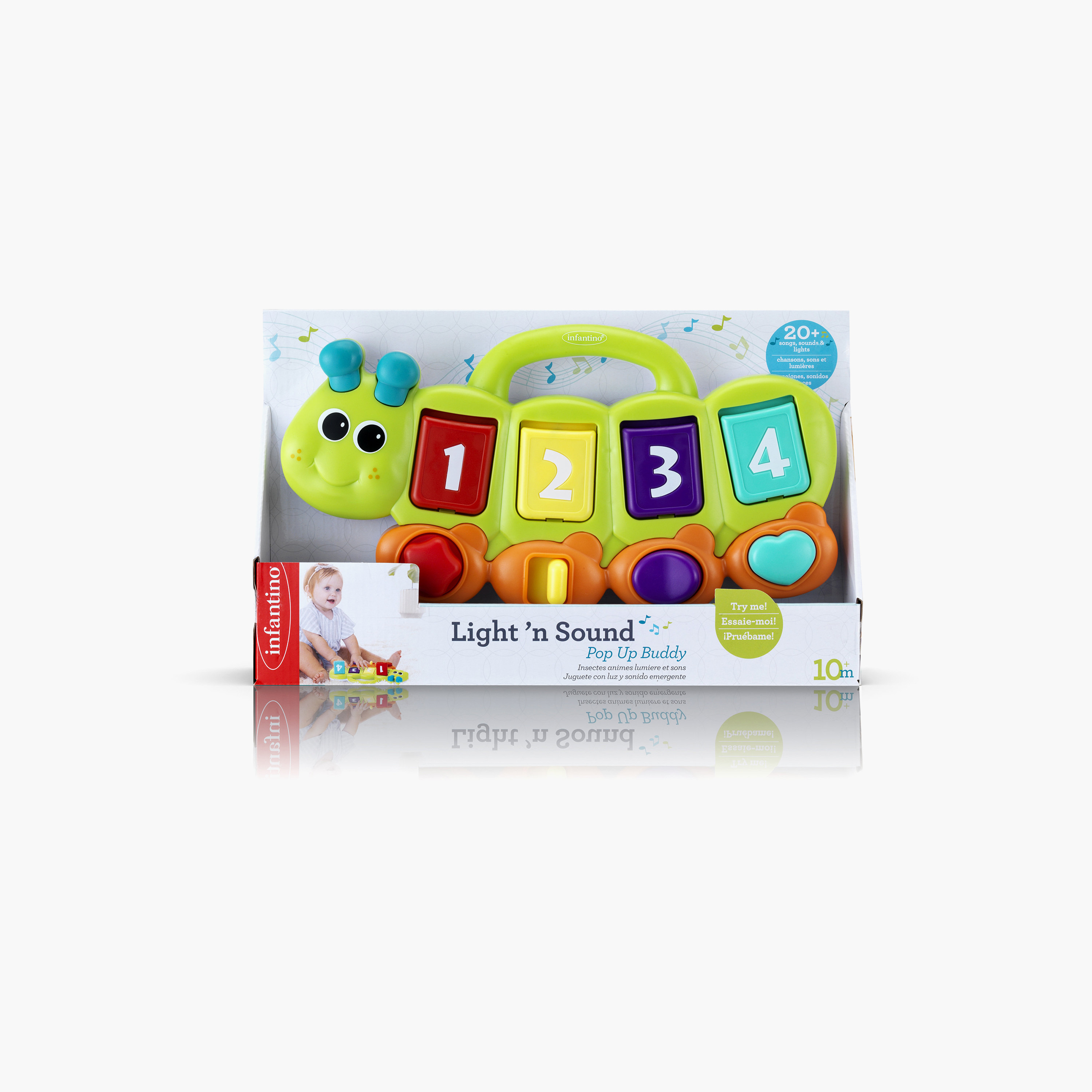 بيانو بوب أب مع أضواء وأصوات من إنفانتينو-toys-babyandtoddlertoys-lightsandmusicaltoys-image-2