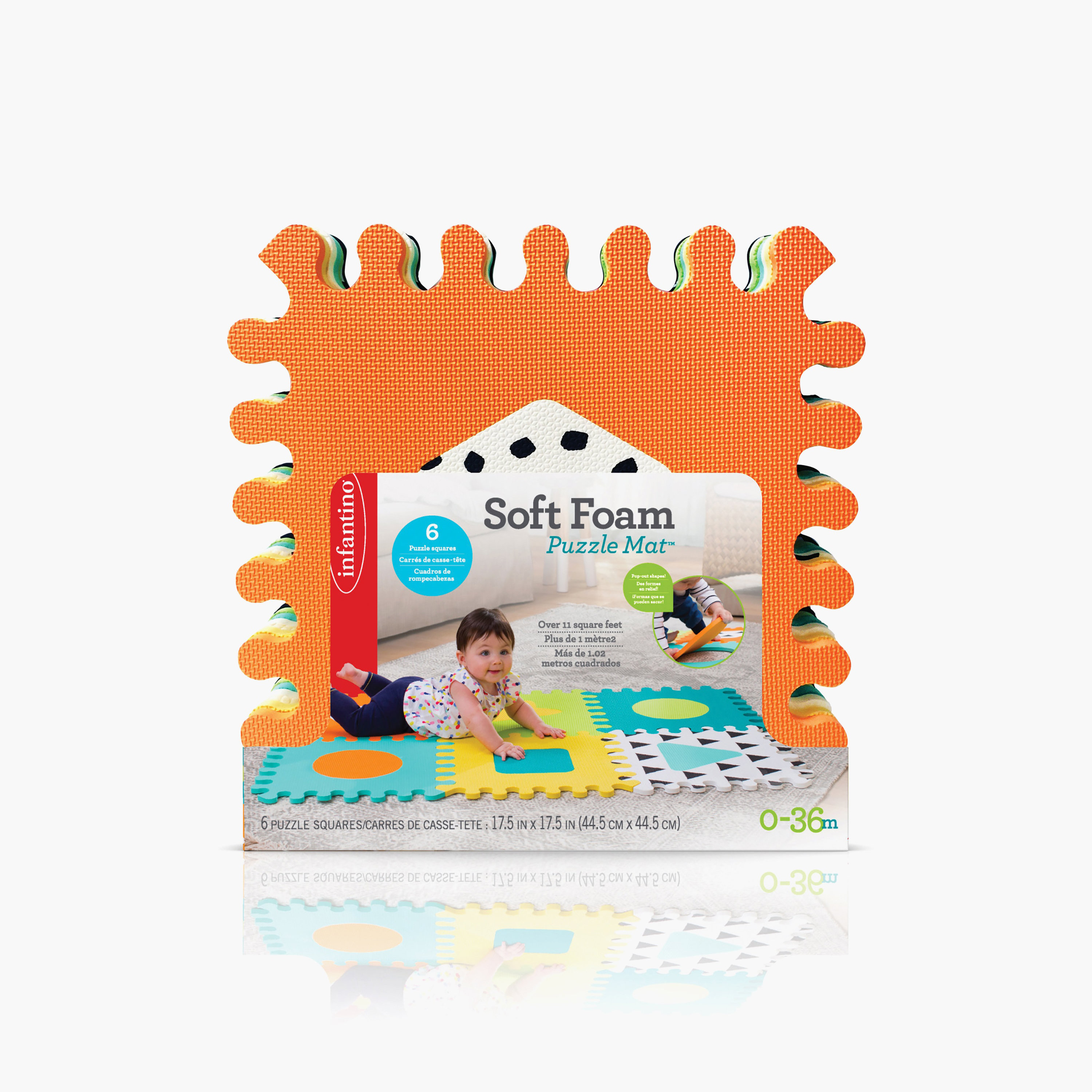Infantino 6-Piece Soft Foam Puzzle Mat-baby-infantactivity-playpensandplaymats-image-3