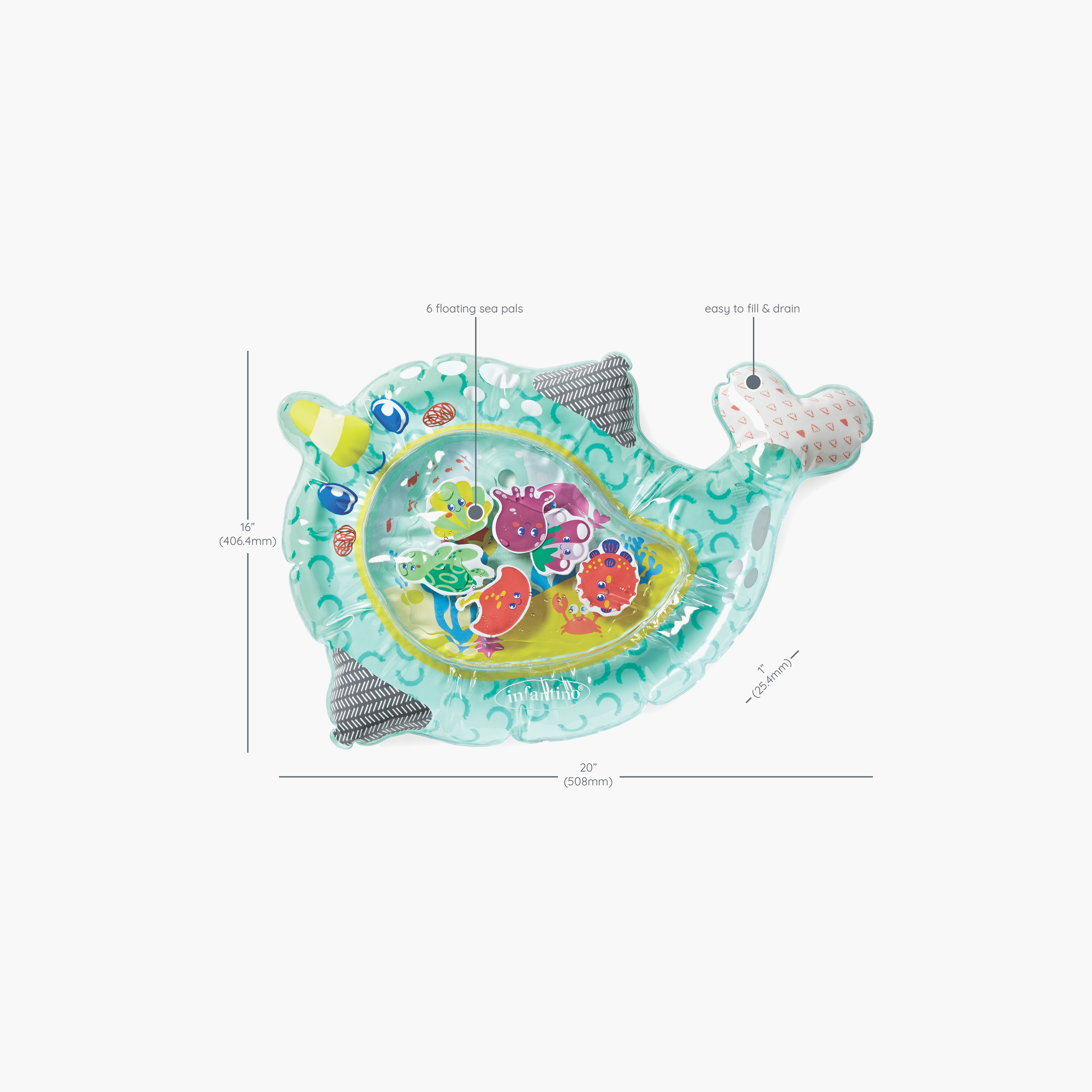 سجادة مائية بات أند بلاي من إنفانتينو-baby-infantactivity-image-9