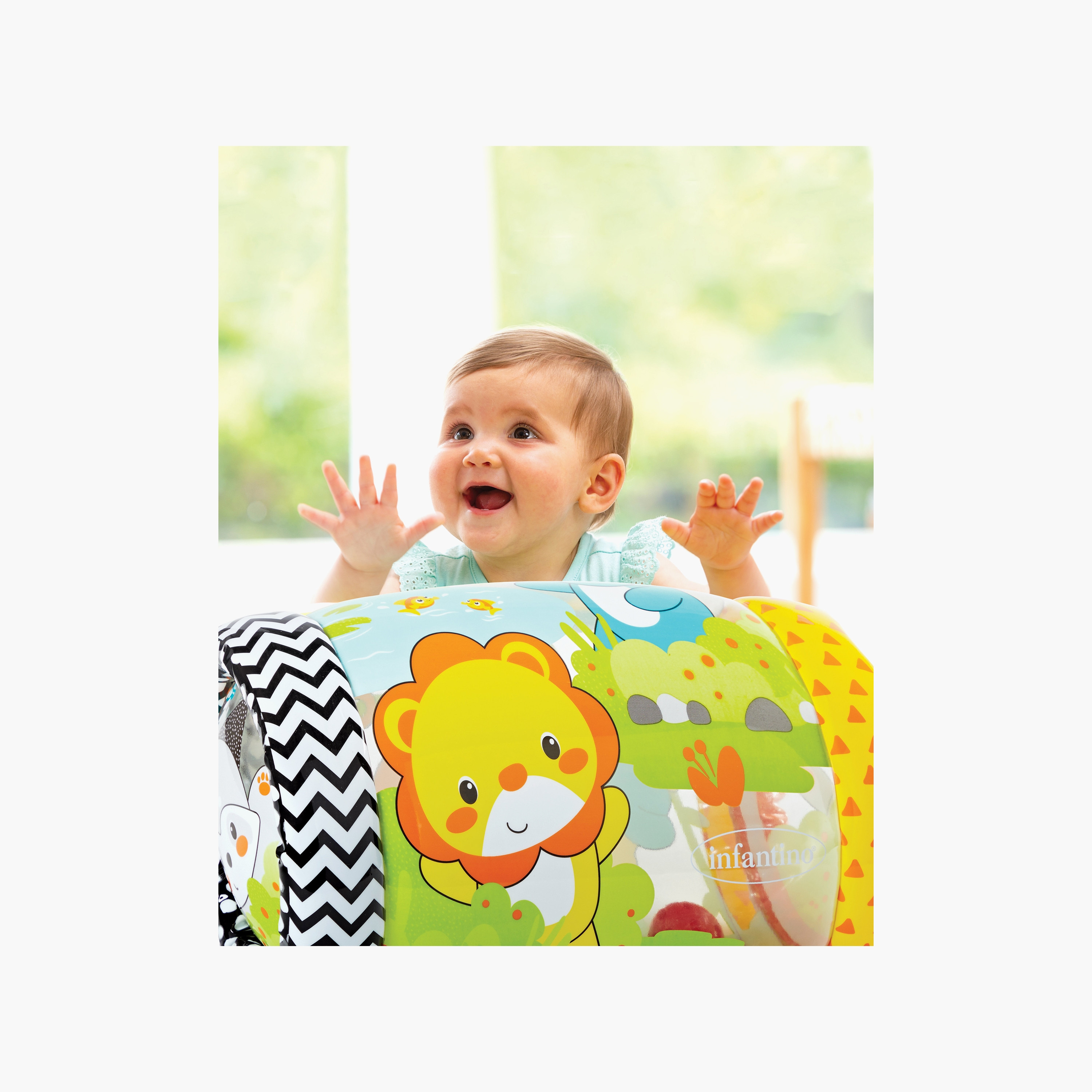سجادة لعب جنغل أند بيك بتصميم الغابة من إنفانتينو-baby-infantactivity-playpensandplaymats-image-7