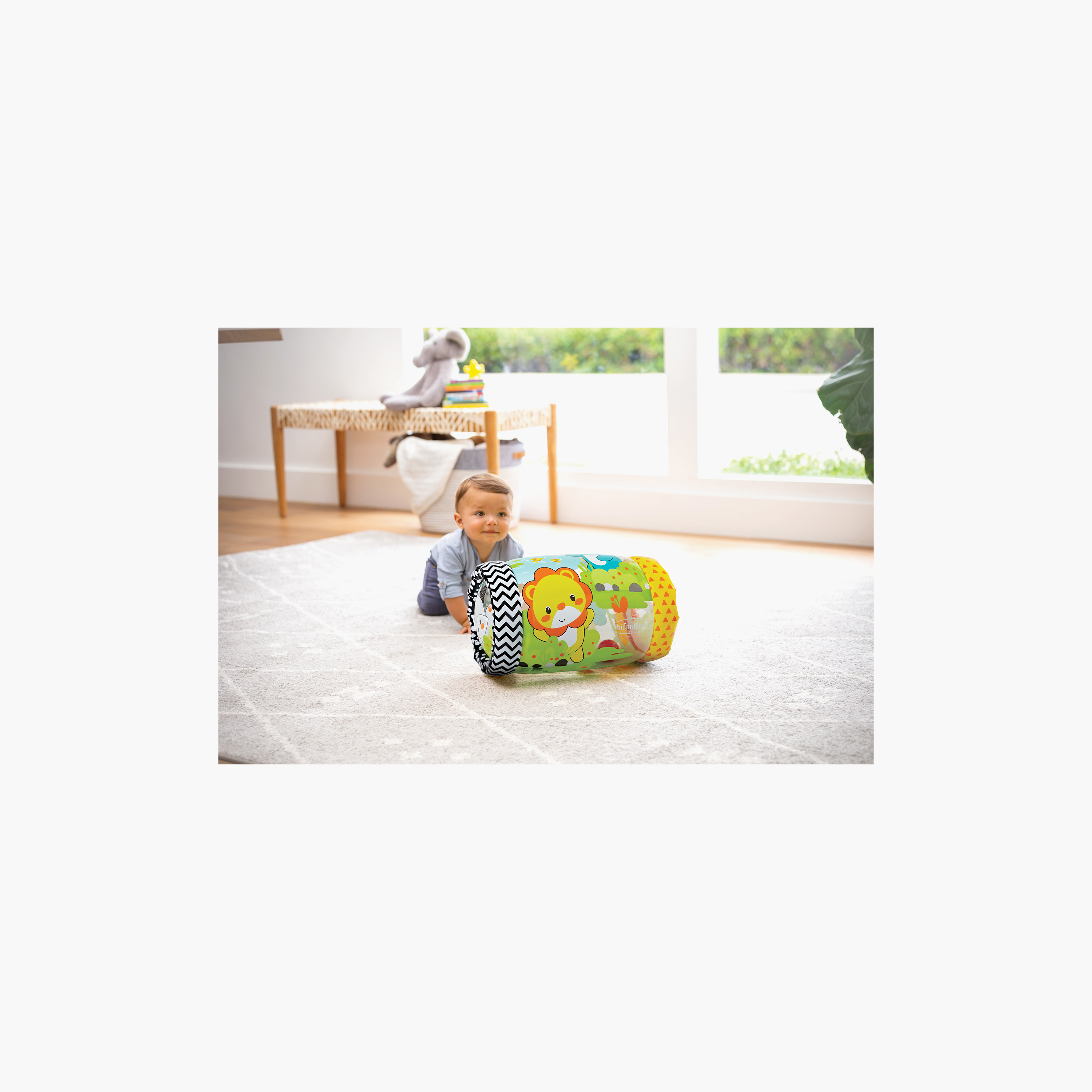 سجادة لعب جنغل أند بيك بتصميم الغابة من إنفانتينو-baby-infantactivity-playpensandplaymats-image-8