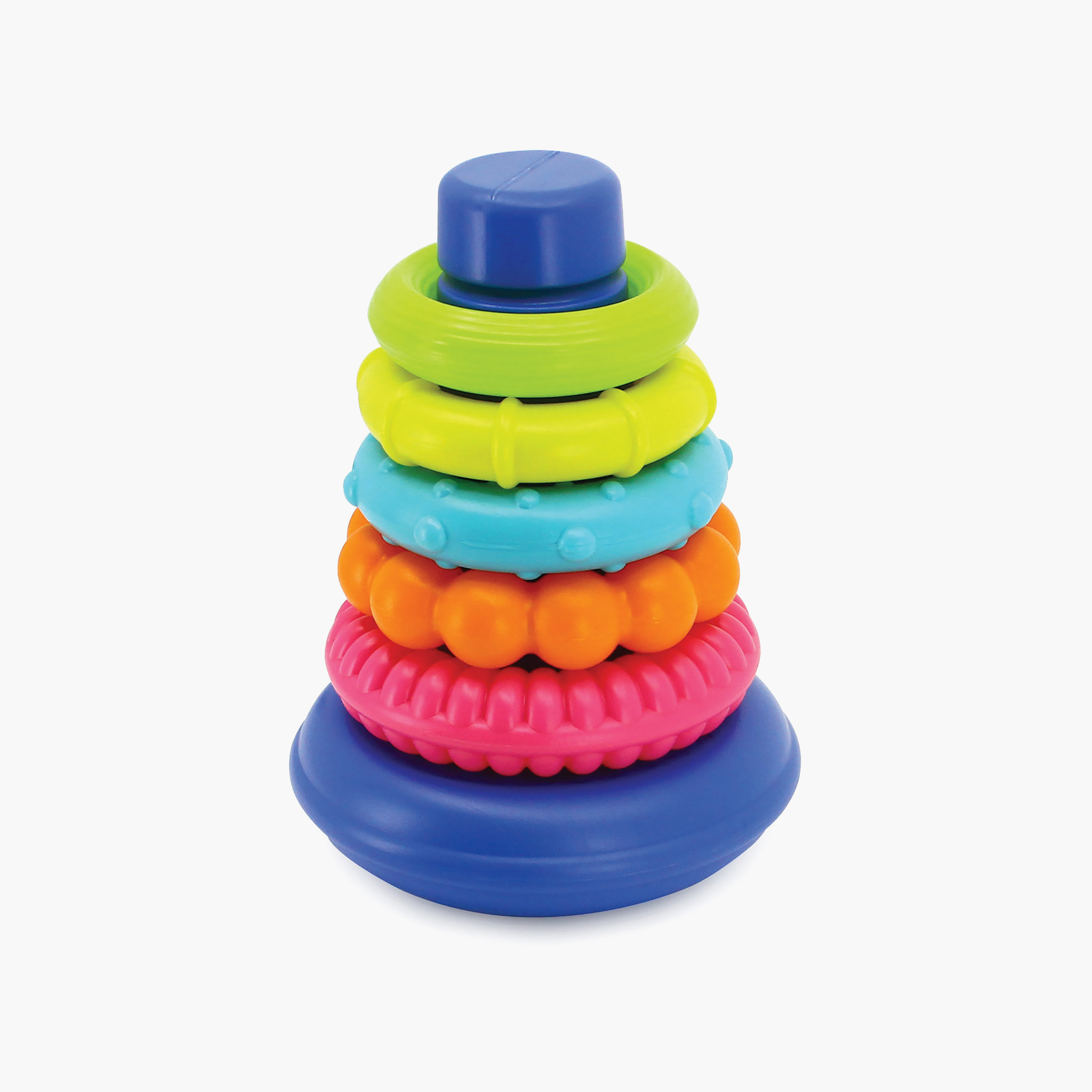 Infantino Rock N Stack Rings Baby Activity Toy - 6 Months+-toys-babyandtoddlertoys-stackingandnestingtoys-image-1