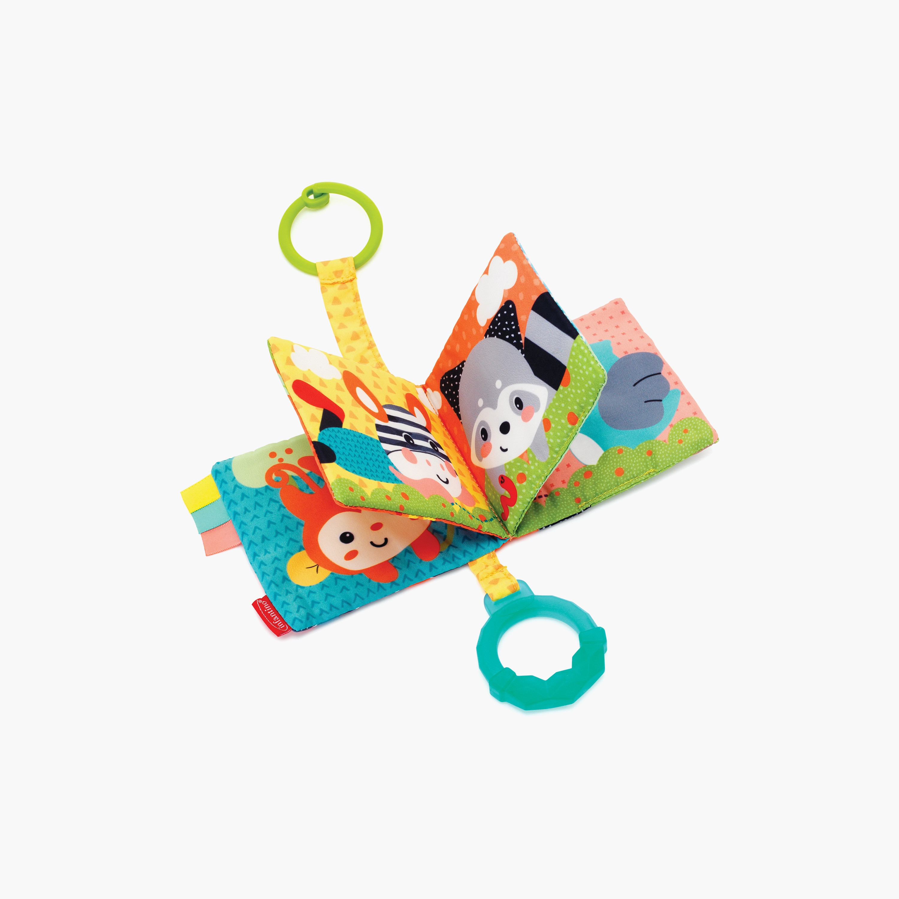 Infantino Link & Crinkle Animal Counting Stroller Book Toy-toys-babyandtoddlertoys-strollertoys-image-5