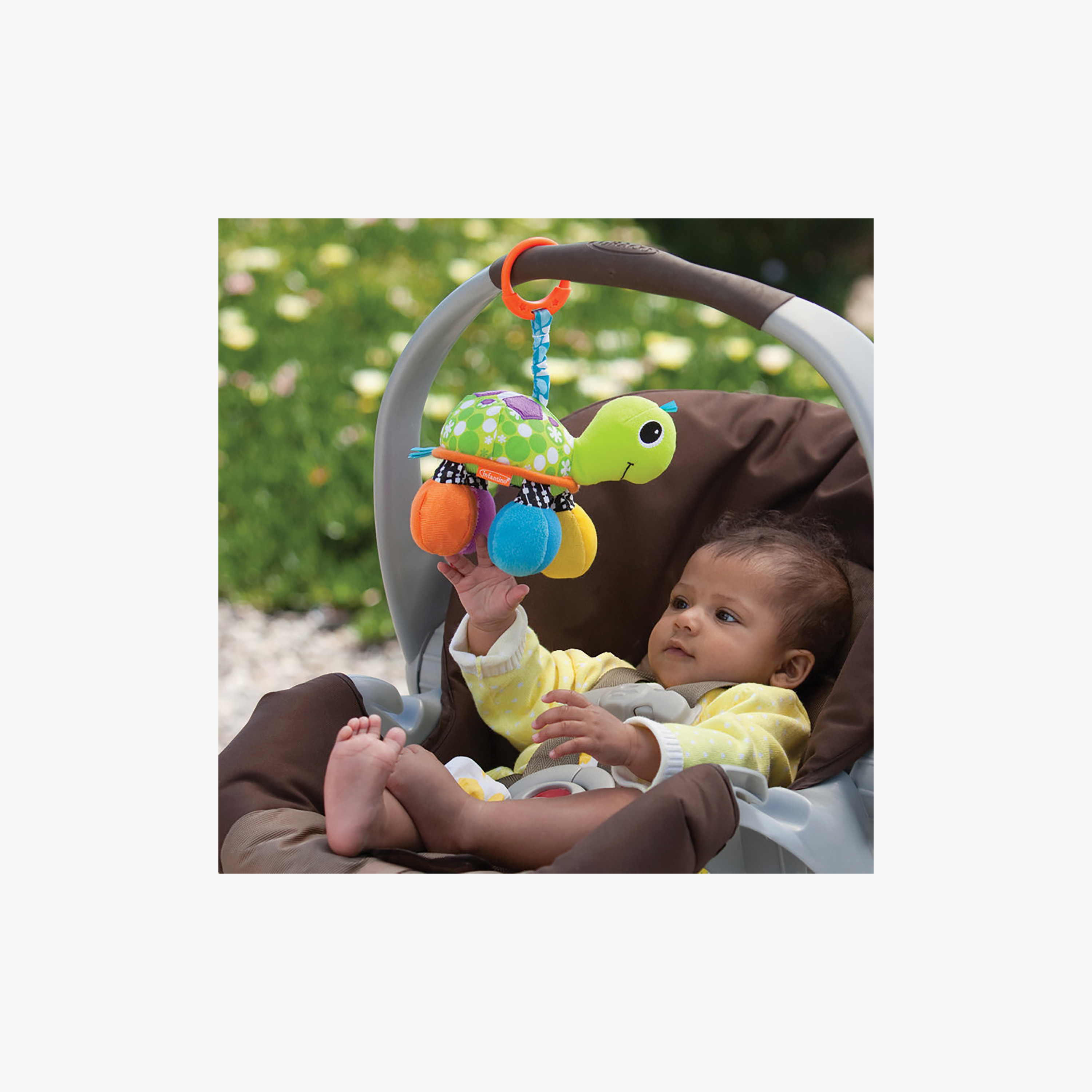 لعبة مرآة السلحفاة لعربة الأطفال مع عضاضة من إنفانتينو-toys-babyandtoddlertoys-strollertoys-image-2