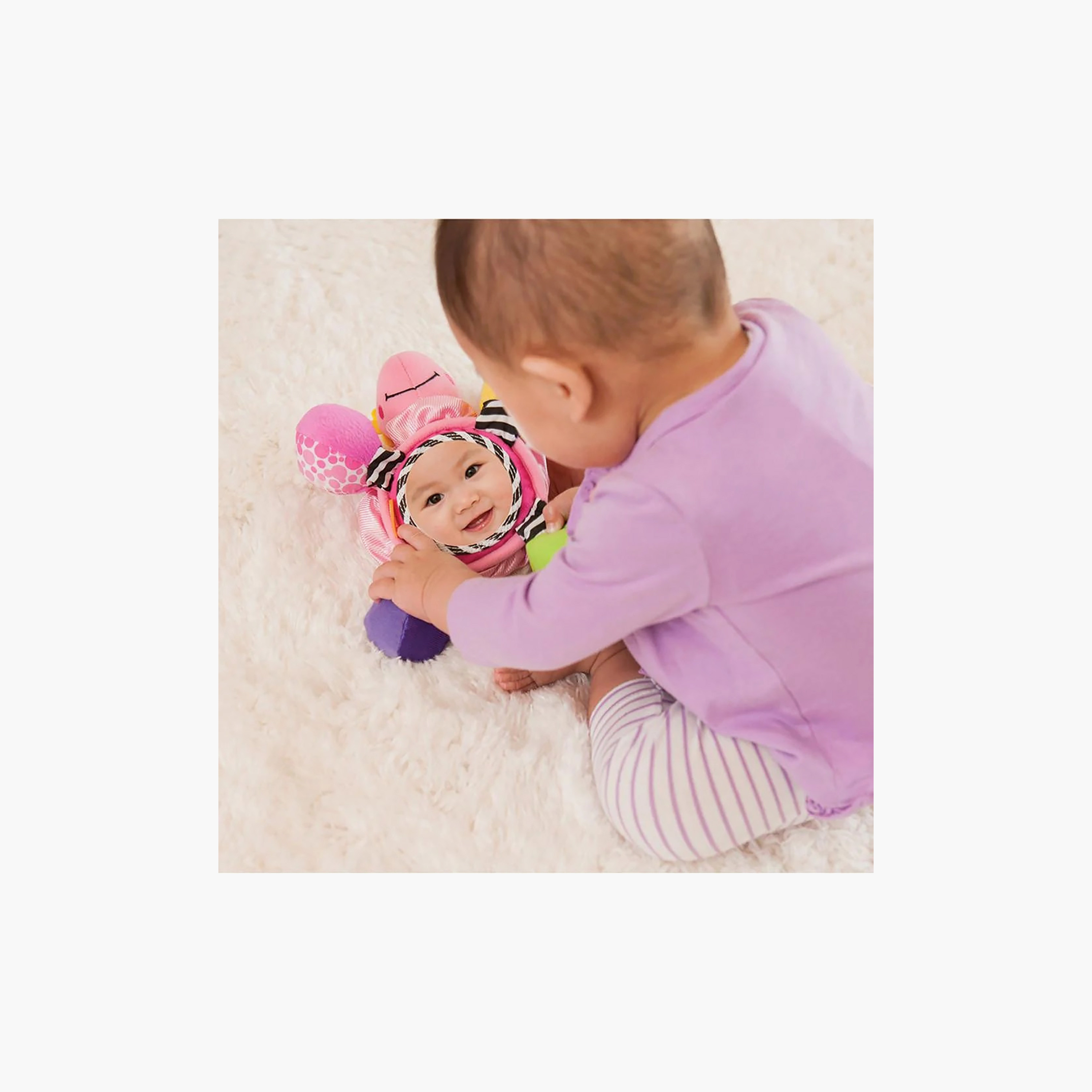 Infantino Turtle Mirror Pal Stroller Toy with Teether-toys-babyandtoddlertoys-strollertoys-image-4