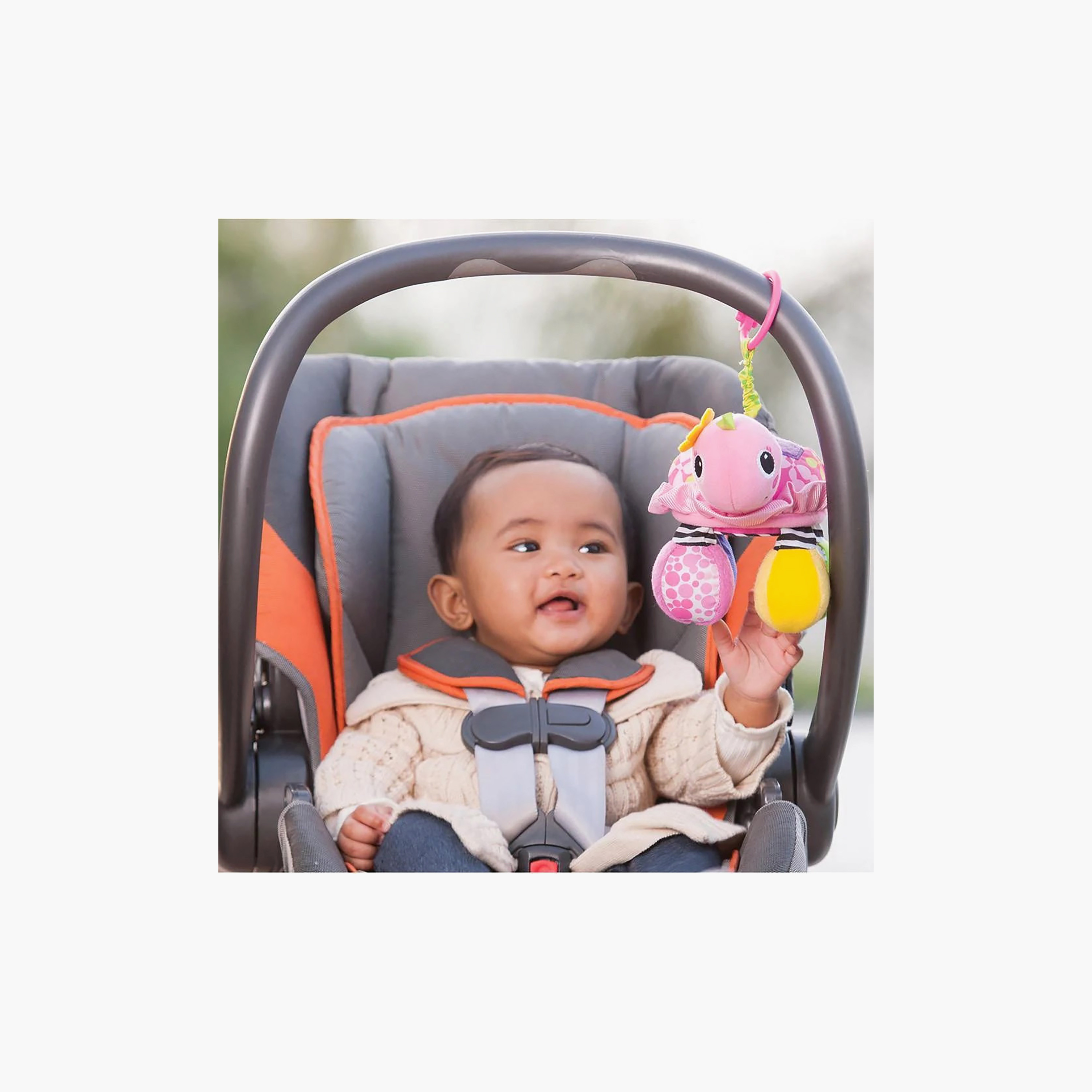 Infantino Turtle Mirror Pal Stroller Toy with Teether-toys-babyandtoddlertoys-strollertoys-image-5