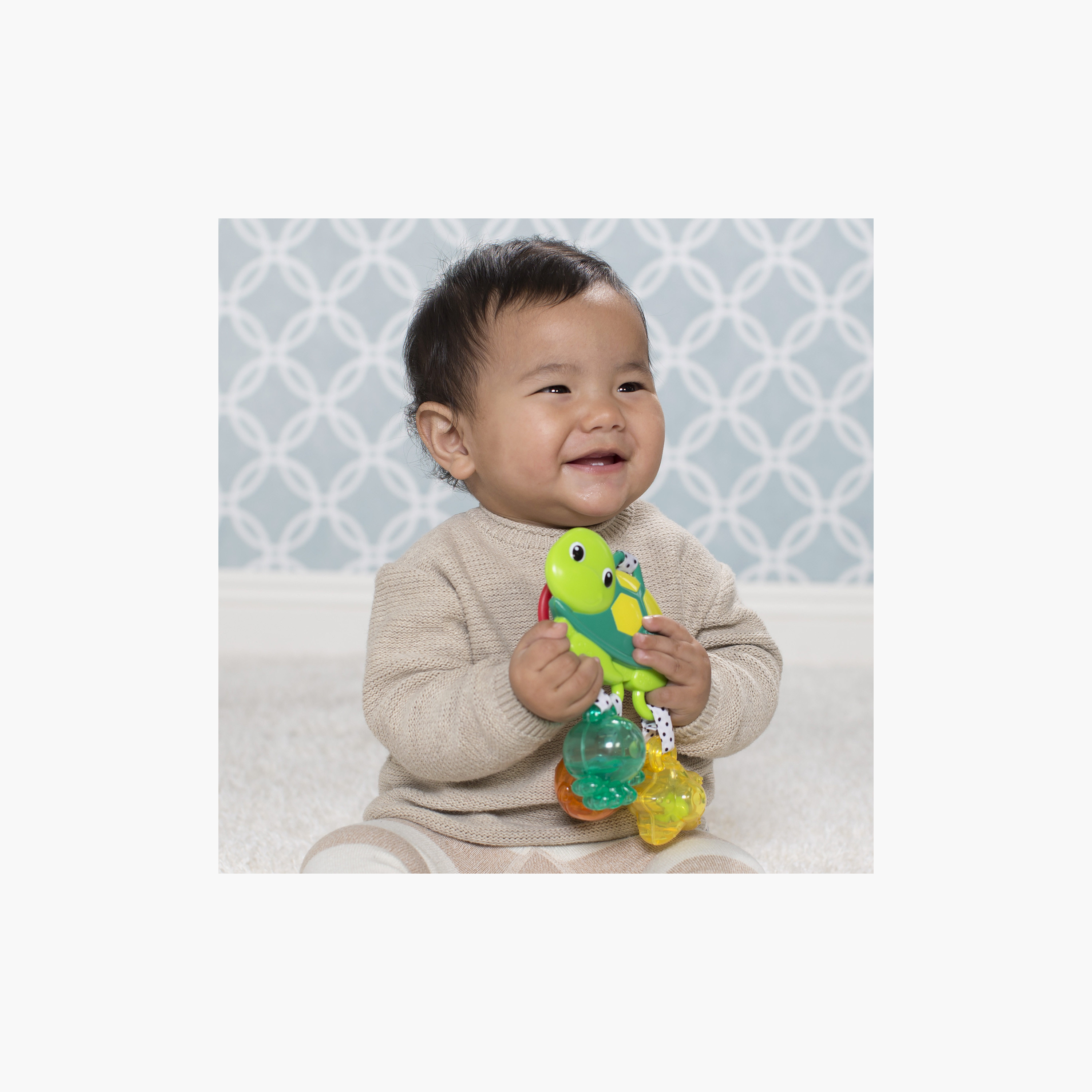 Infantino ingle Sea Charms Turtle Stroller Toy with Teether-toys-babyandtoddlertoys-strollertoys-image-4