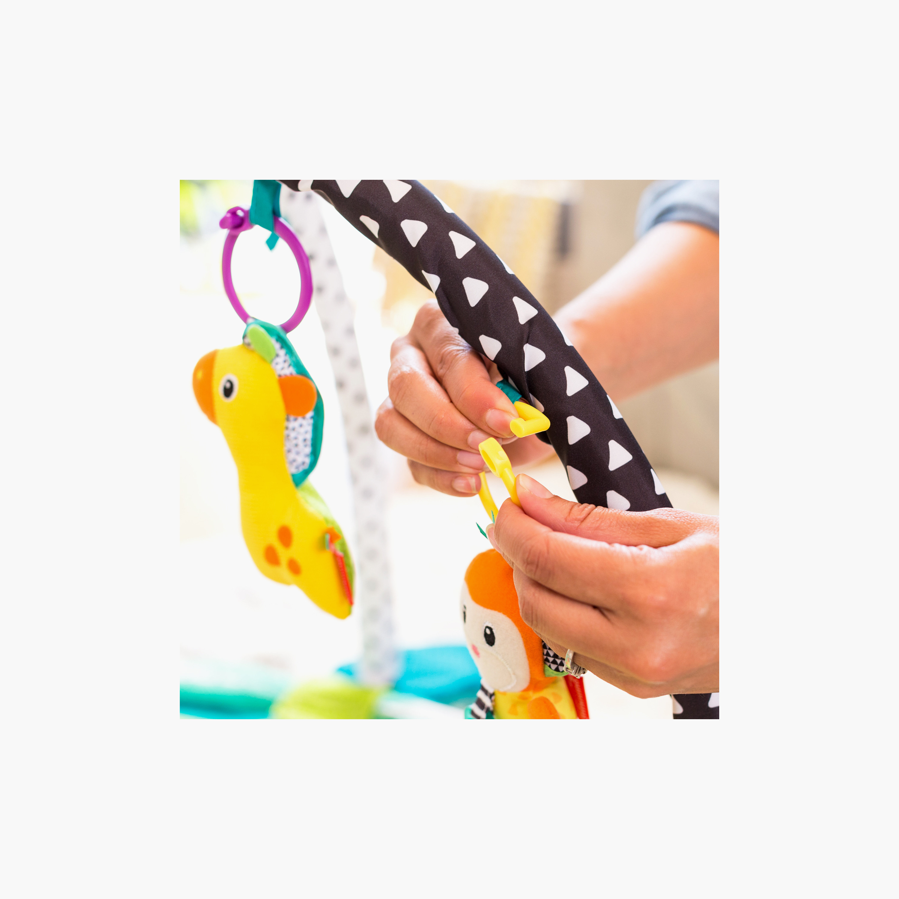 Infantino Tag Along Travel Pals Stroller Toy with Teether-toys-babyandtoddlertoys-strollertoys-image-8