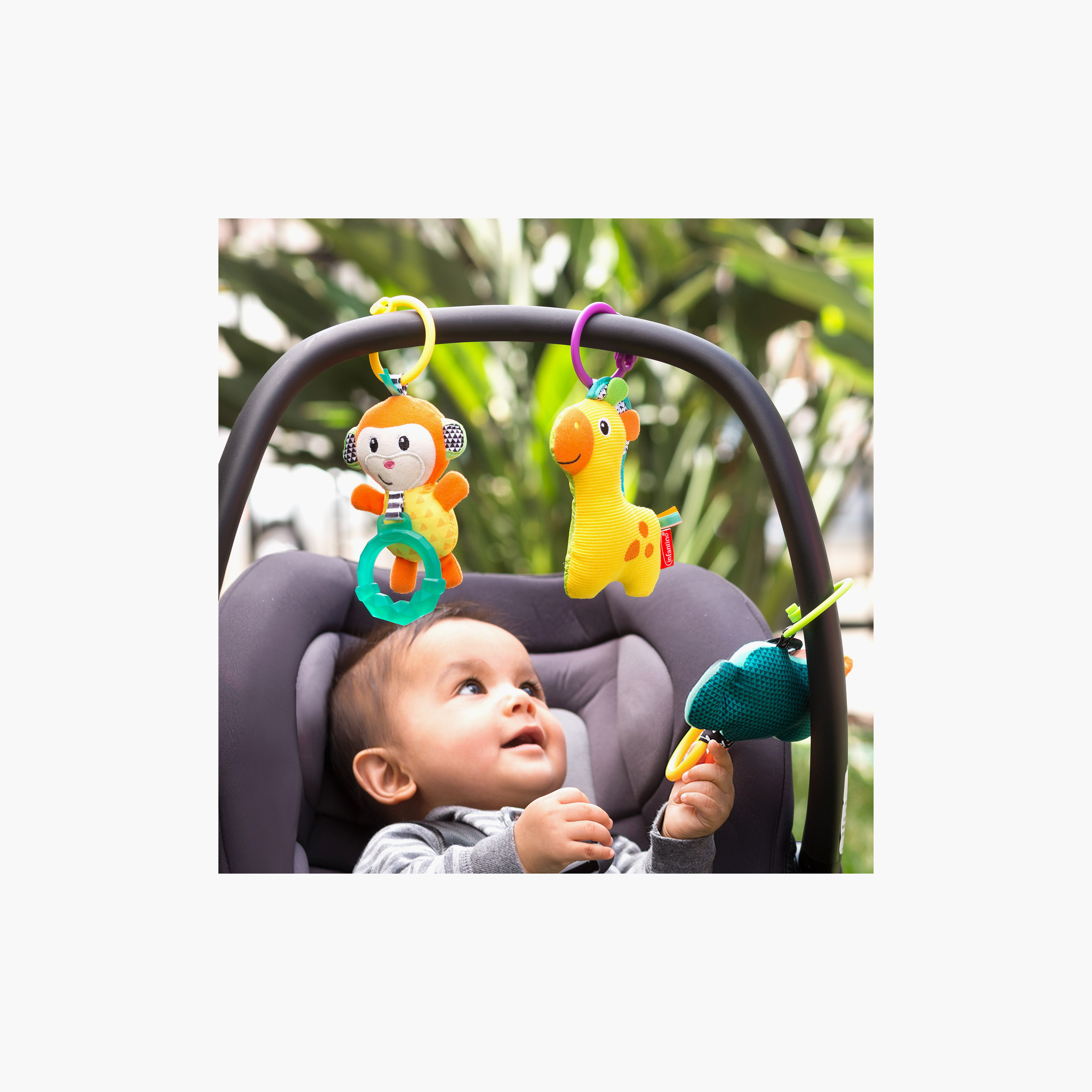 Infantino Tag Along Travel Pals Stroller Toy with Teether-toys-babyandtoddlertoys-strollertoys-image-9