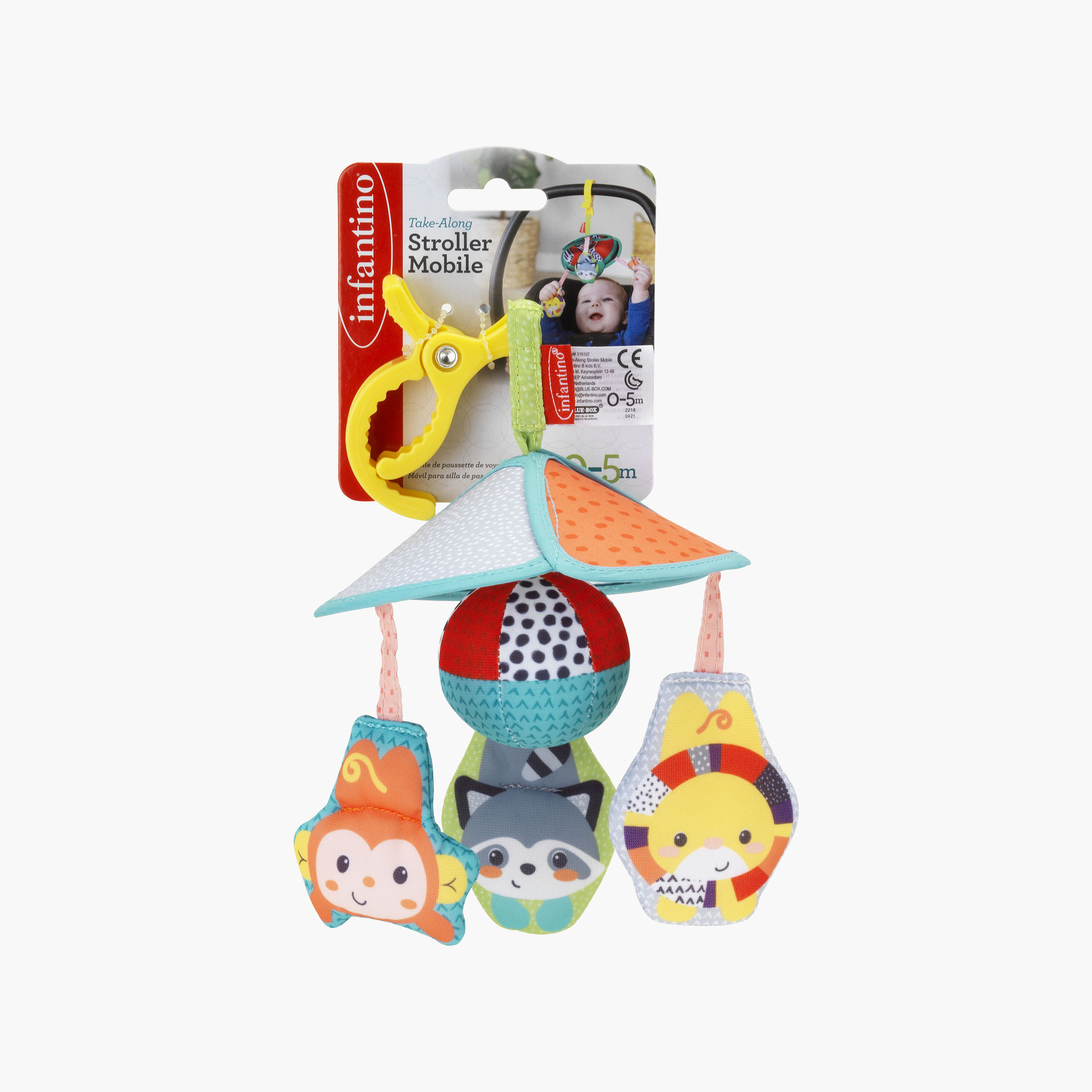 Infantino Take Along Mobile Stroller Toy with Teether-toys-babyandtoddlertoys-strollertoys-image-2