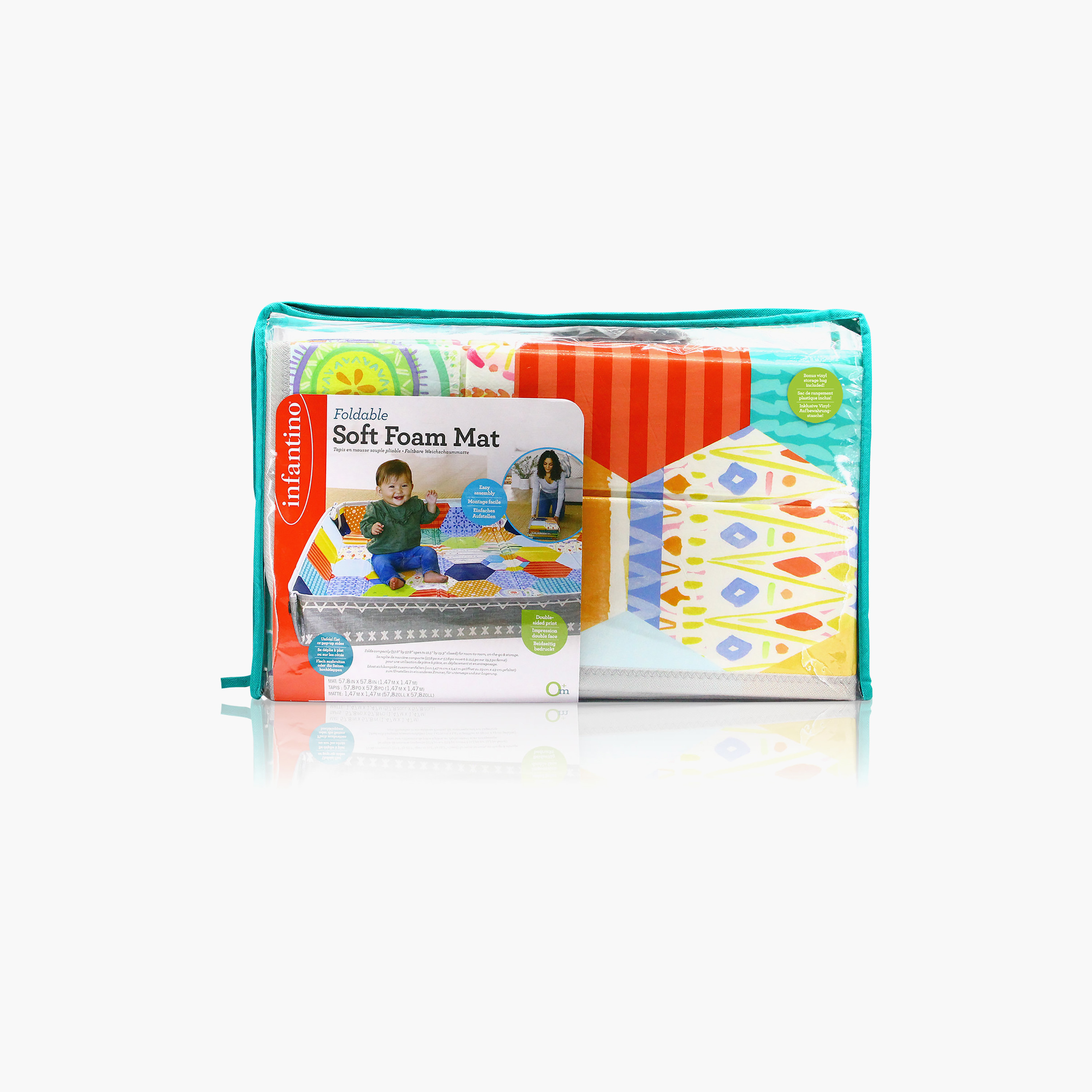 Infantino Foldable Soft Foam Mat-baby-infantactivity-playpensandplaymats-image-1