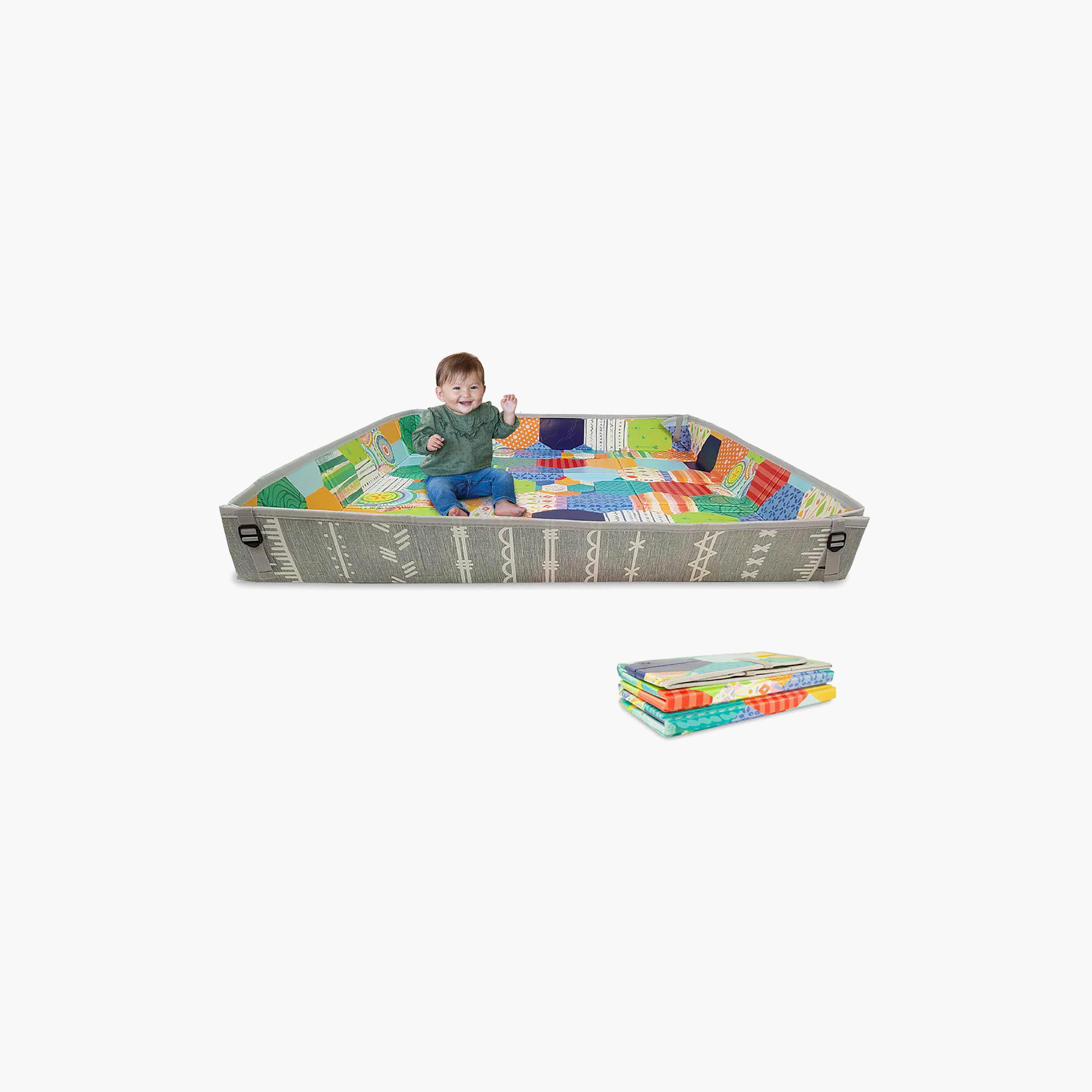 Infantino Foldable Soft Foam Mat-baby-infantactivity-playpensandplaymats-image-4