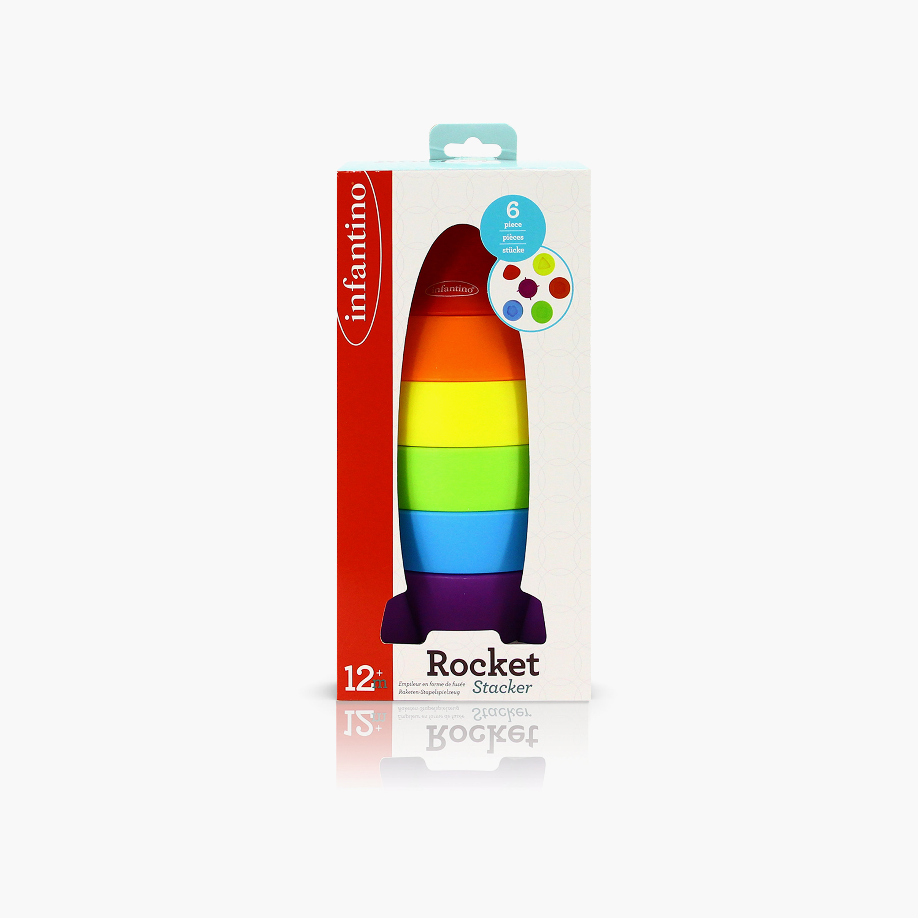 Infantino 6-Pieces Rocket Stacker-toys-babyandtoddlertoys-stackingandnestingtoys-image-2