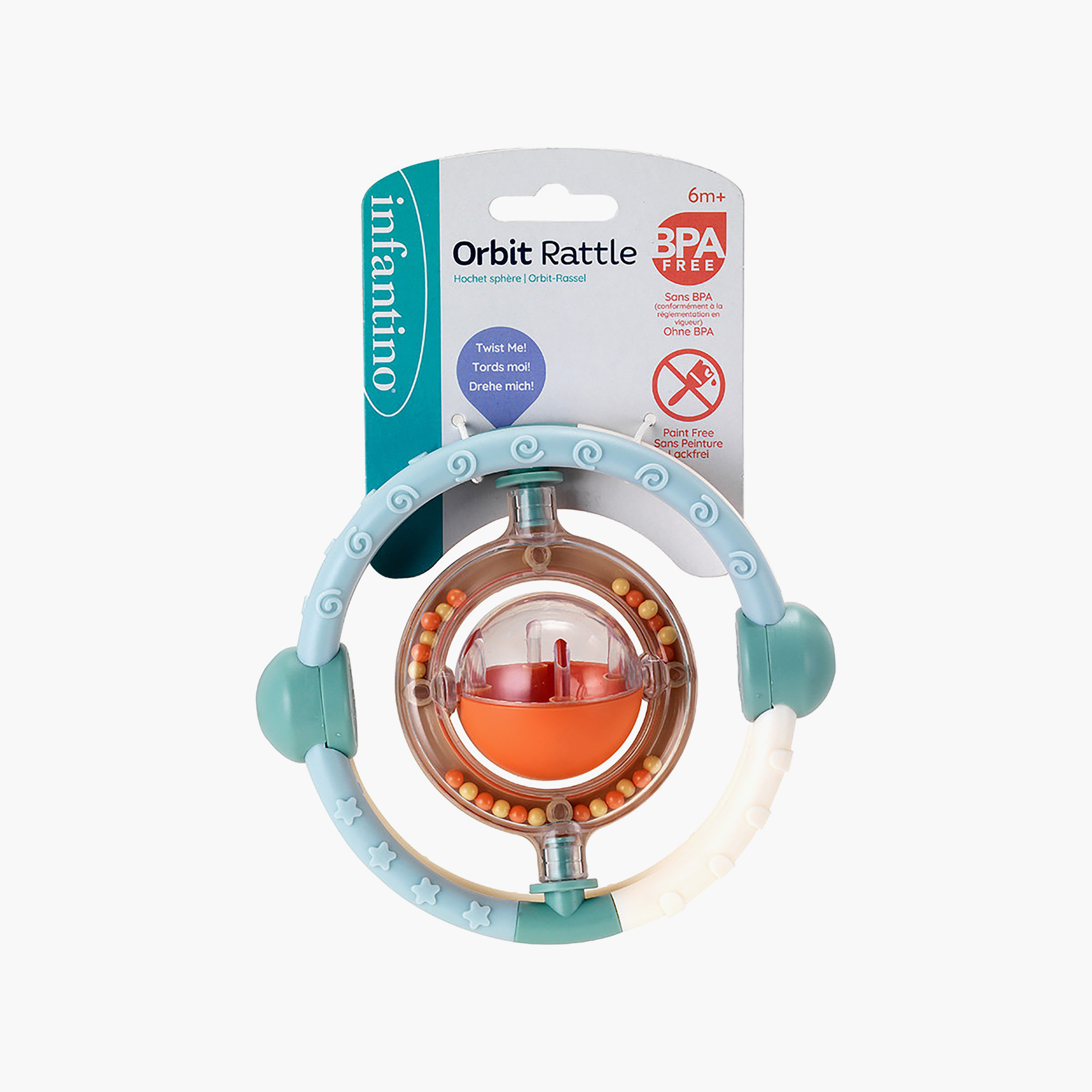 Infantino Orbit Rattle Teether Toy-toys-babyandtoddlertoys-rattlesandteethers-image-3