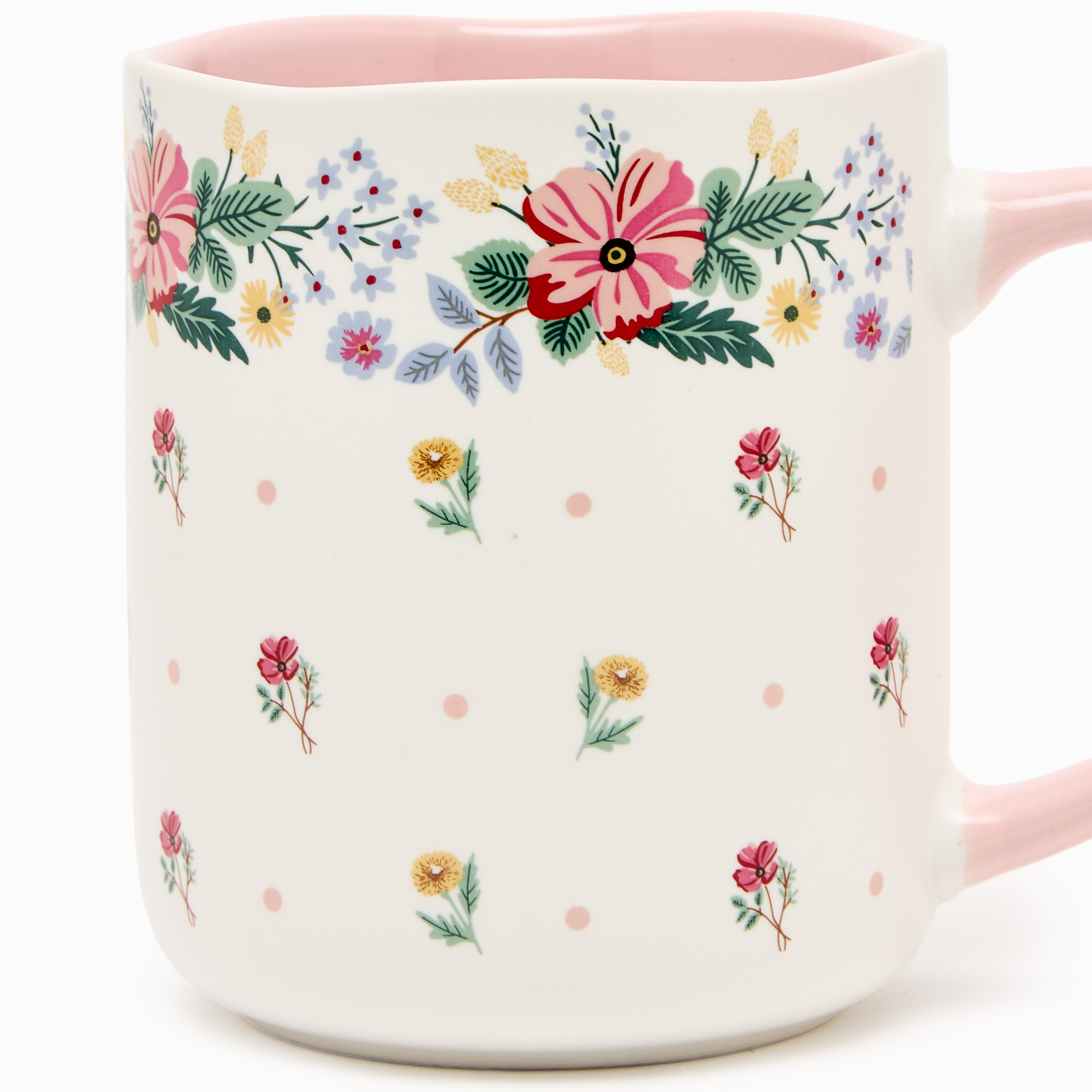 مج من الخزف الصيني بطبعات زهور - 385 مل-household-dining-teaandcoffee-mugsandcups-image-4