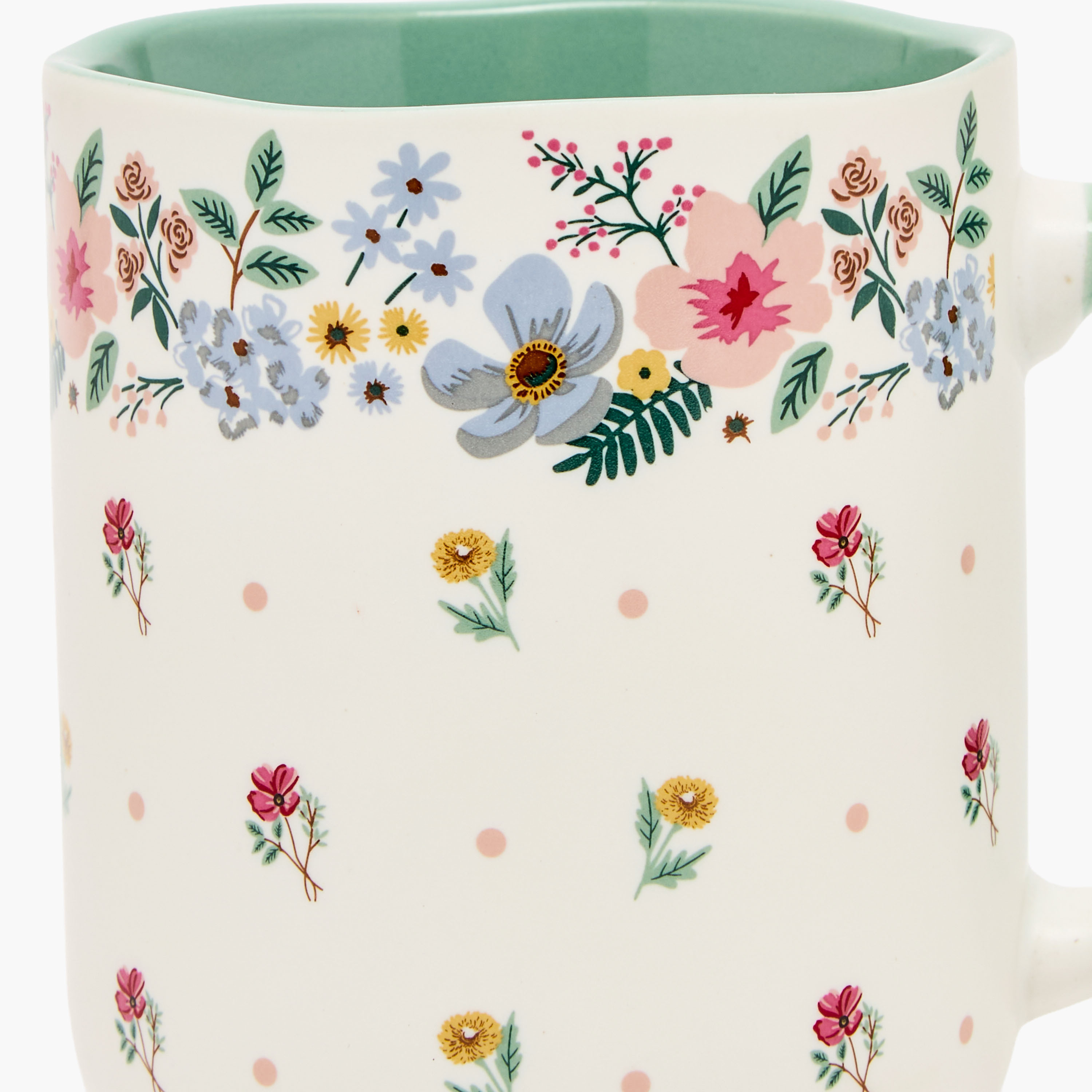 Flower Print Ceramic Mug - 385 ml-household-dining-teaandcoffee-mugsandcups-image-4