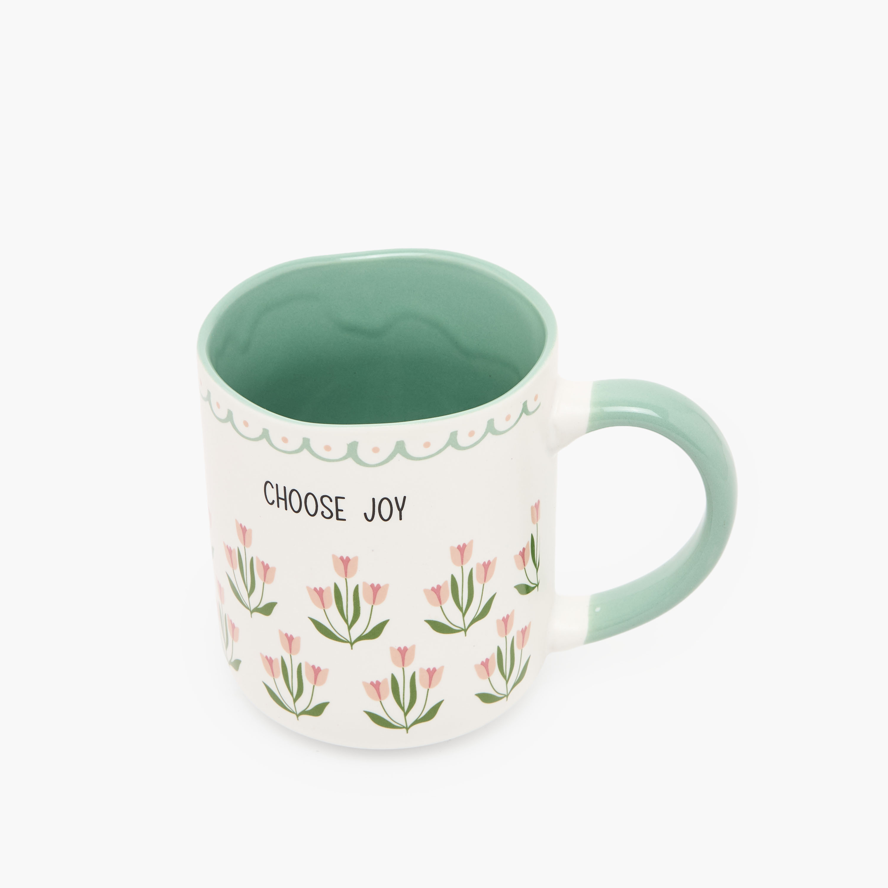 Flower Print Ceramic Mug - 385 ml-household-dining-teaandcoffee-mugsandcups-image-3