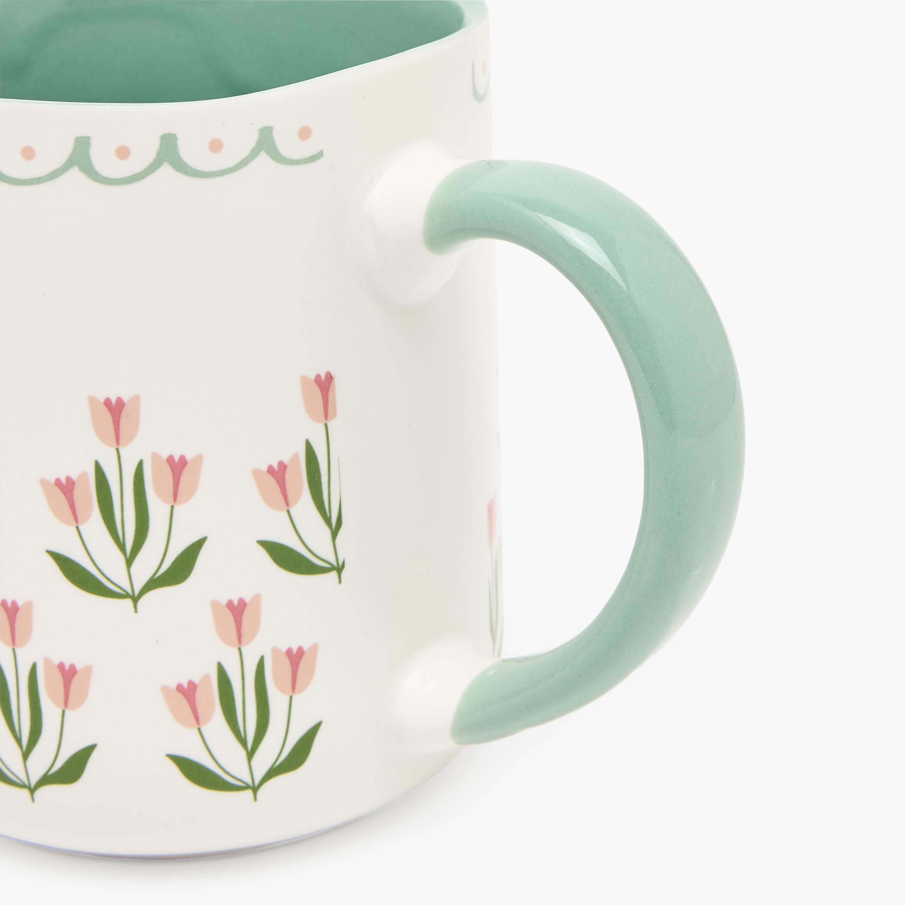 Flower Print Ceramic Mug - 385 ml-household-dining-teaandcoffee-mugsandcups-image-5