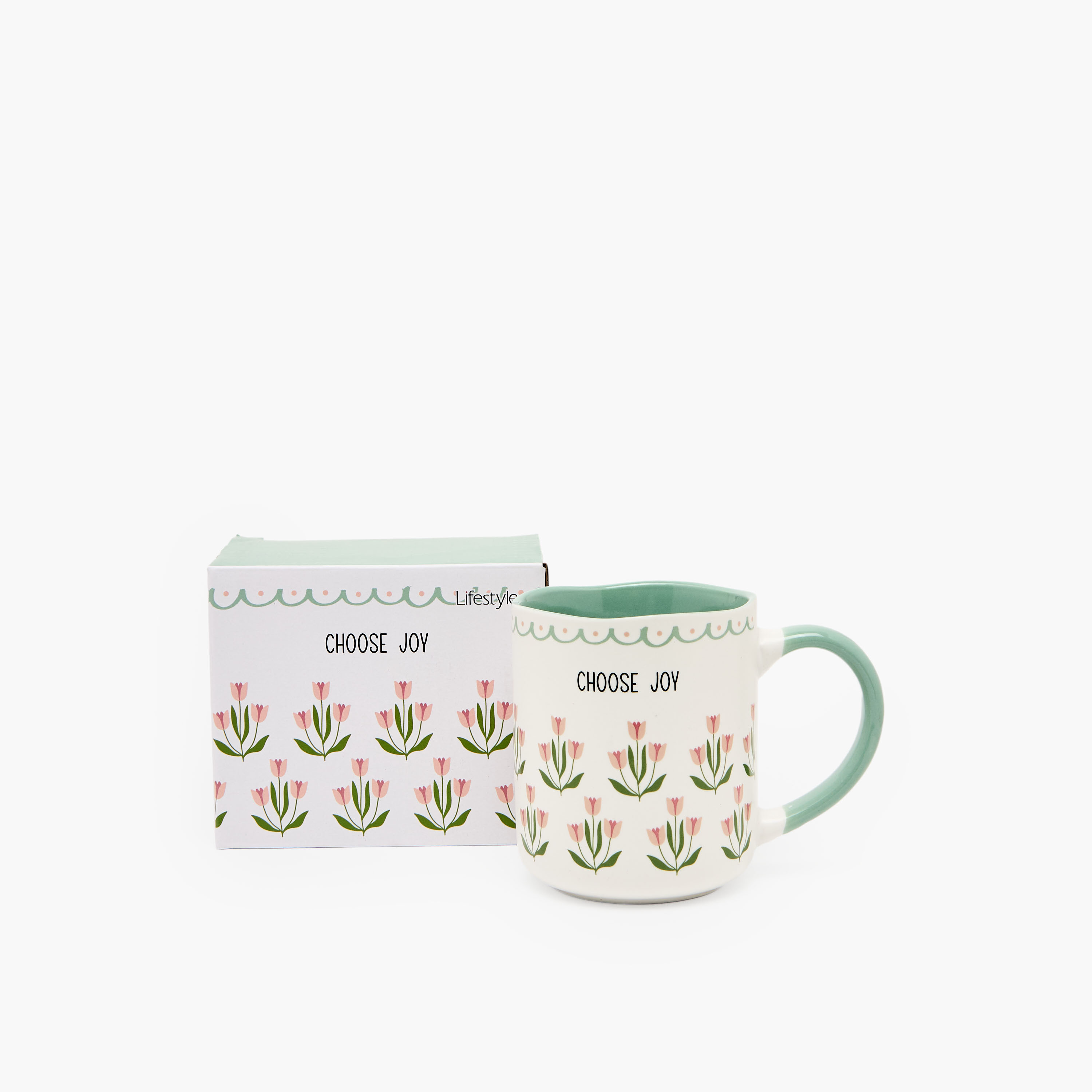 Flower Print Ceramic Mug - 385 ml-household-dining-teaandcoffee-mugsandcups-image-6