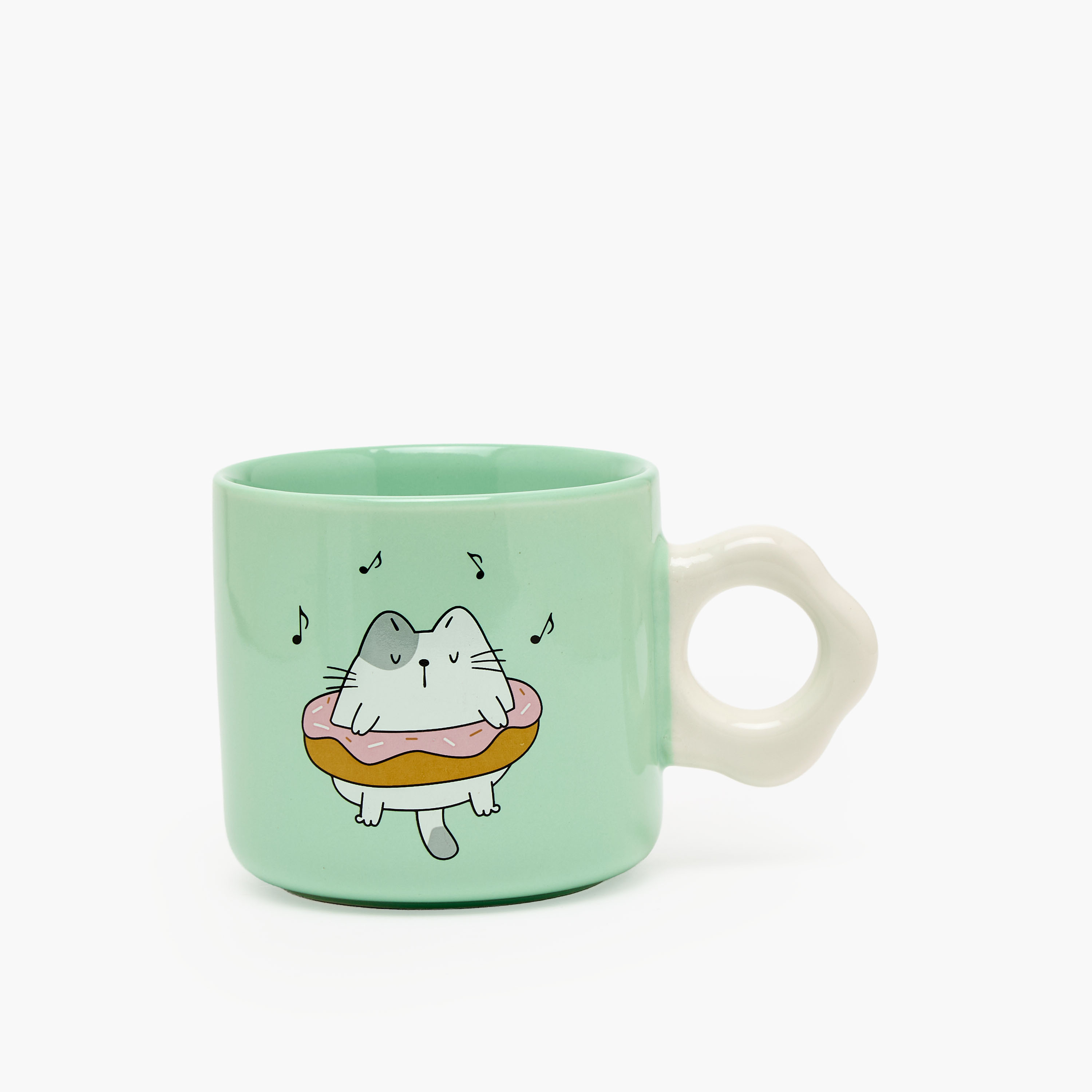Cat Print New Bone China Mug - 325 ml-household-dining-teaandcoffee-mugsandcups-image-1