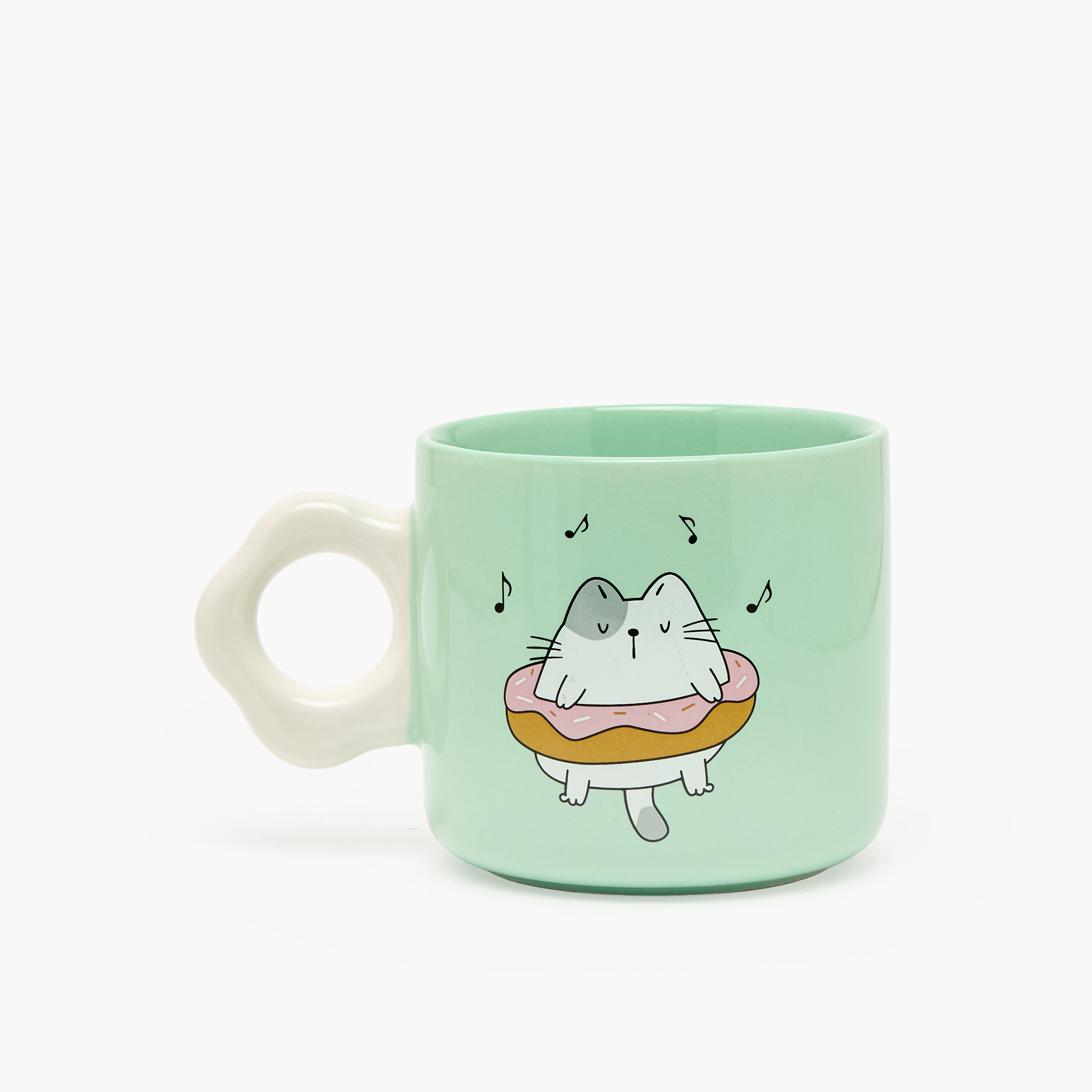 Cat Print New Bone China Mug - 325 ml-household-dining-teaandcoffee-mugsandcups-image-2