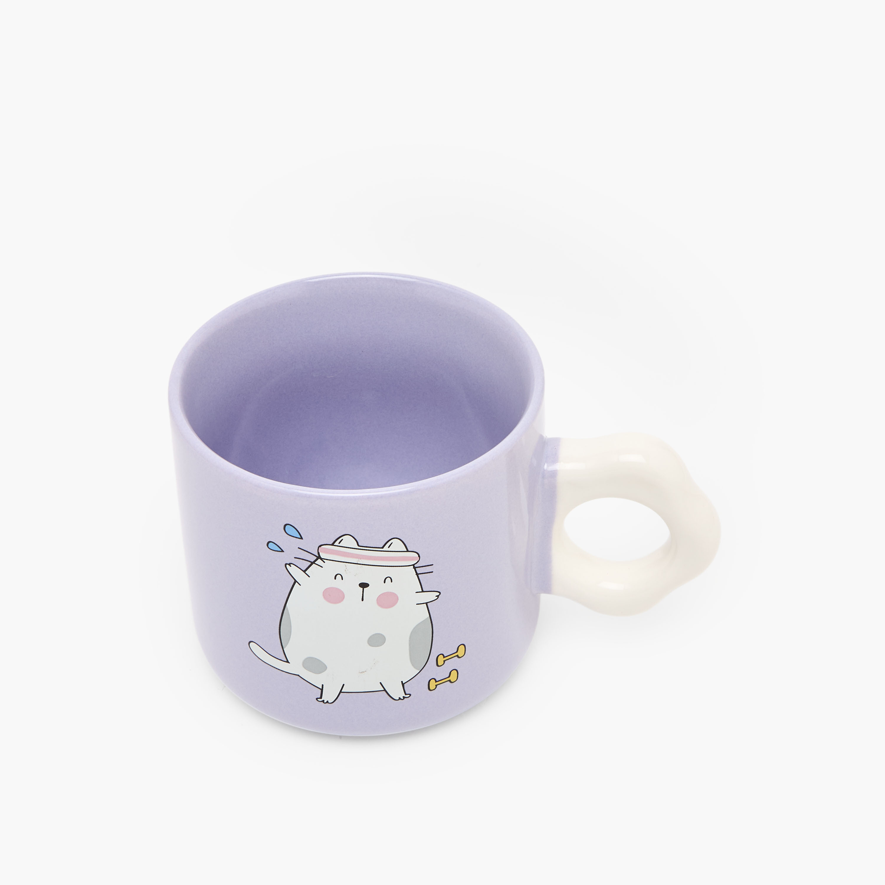مج خزف صيني بطبعات قطة - 325 مل-household-dining-teaandcoffee-mugsandcups-image-3