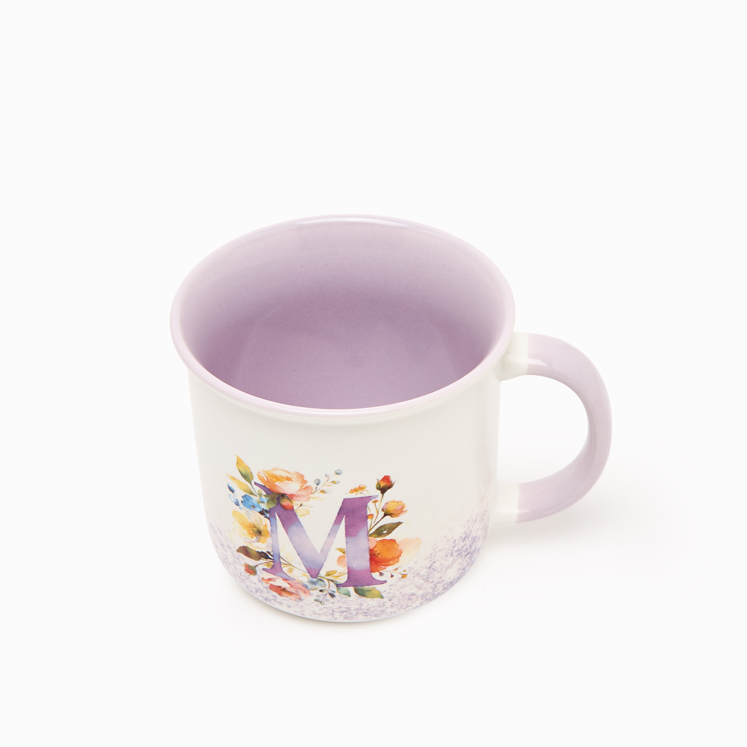 مجّ من الخزف الصيني الجديد بطبعات زهرية وحرف إم - 355 مل-household-dining-teaandcoffee-mugsandcups-image-3