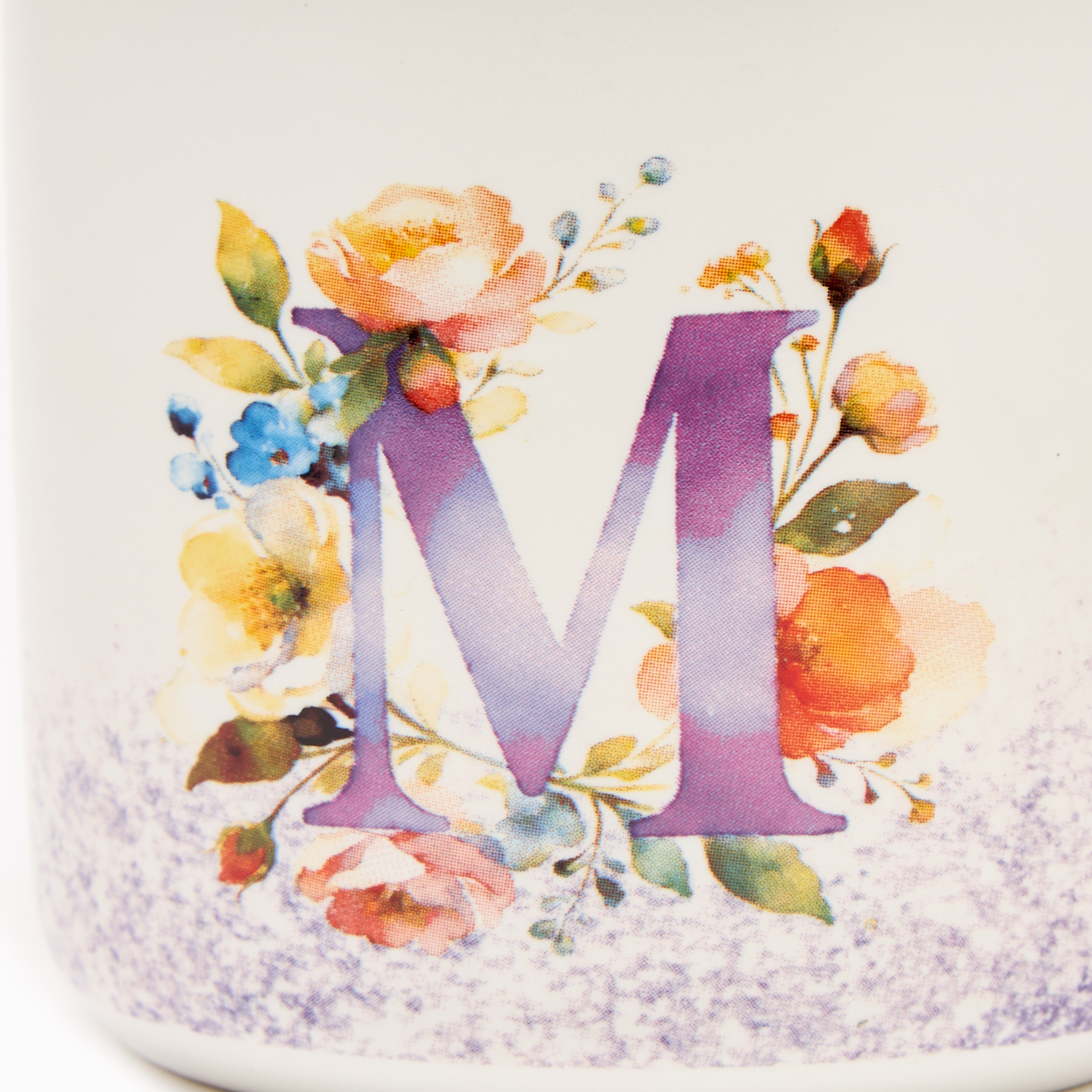مجّ من الخزف الصيني الجديد بطبعات زهرية وحرف إم - 355 مل-household-dining-teaandcoffee-mugsandcups-image-4