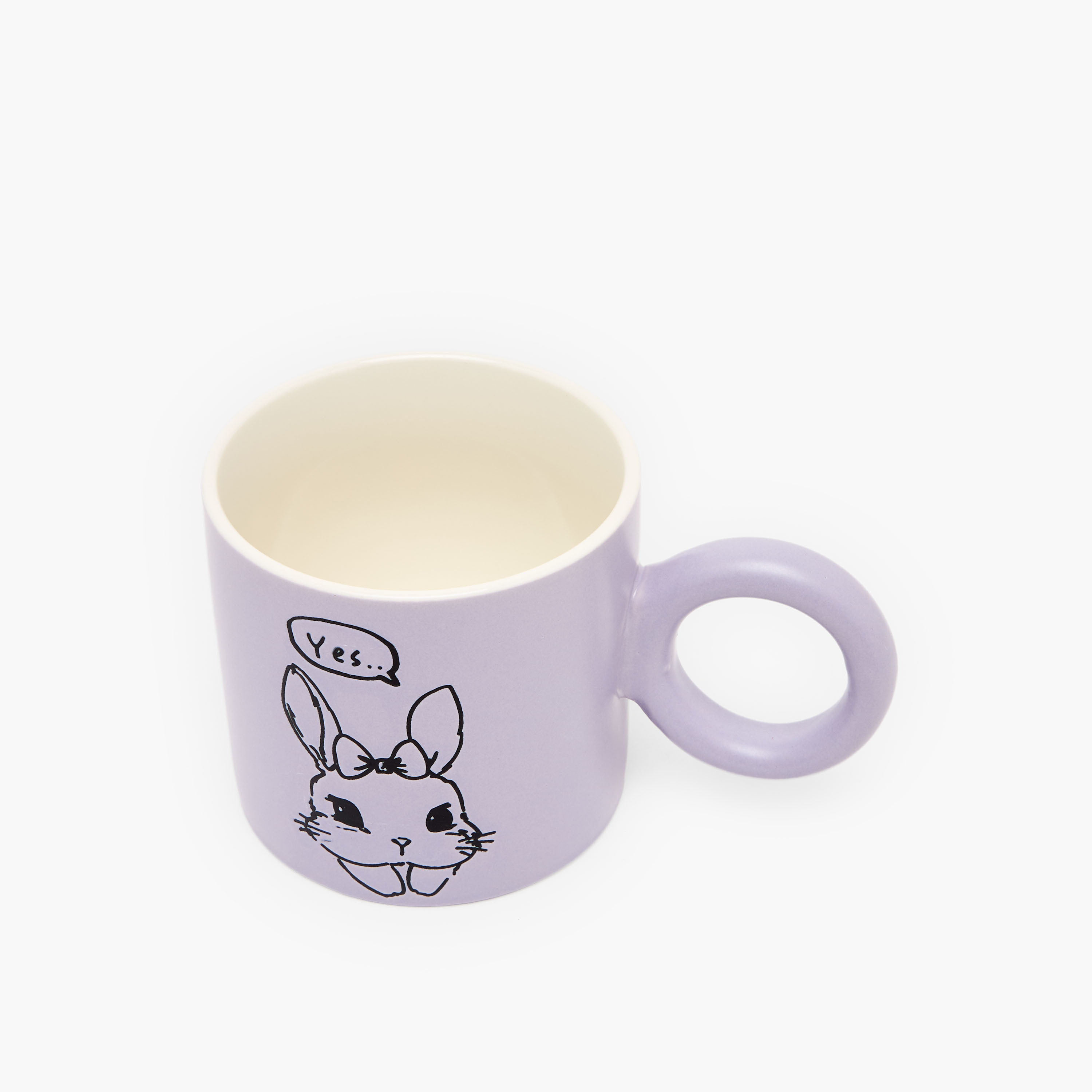 Bunny Print Ceramic Mug - 330 ml-household-dining-teaandcoffee-mugsandcups-image-3