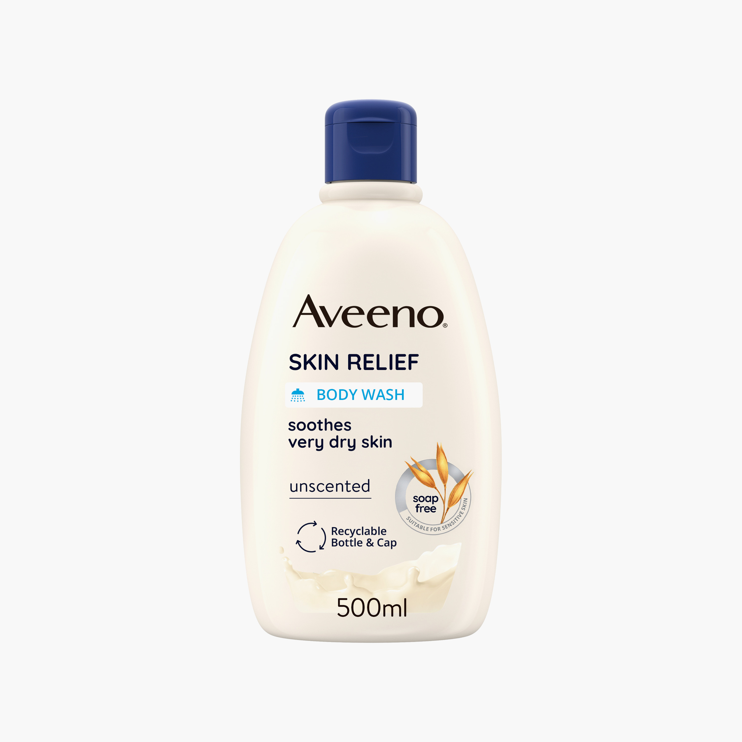Aveeno Skin Relief Moisturising Body Wash - 500 ml-baby-bathandcare-hairbodyskincare-bodywashandsoaps-image-1
