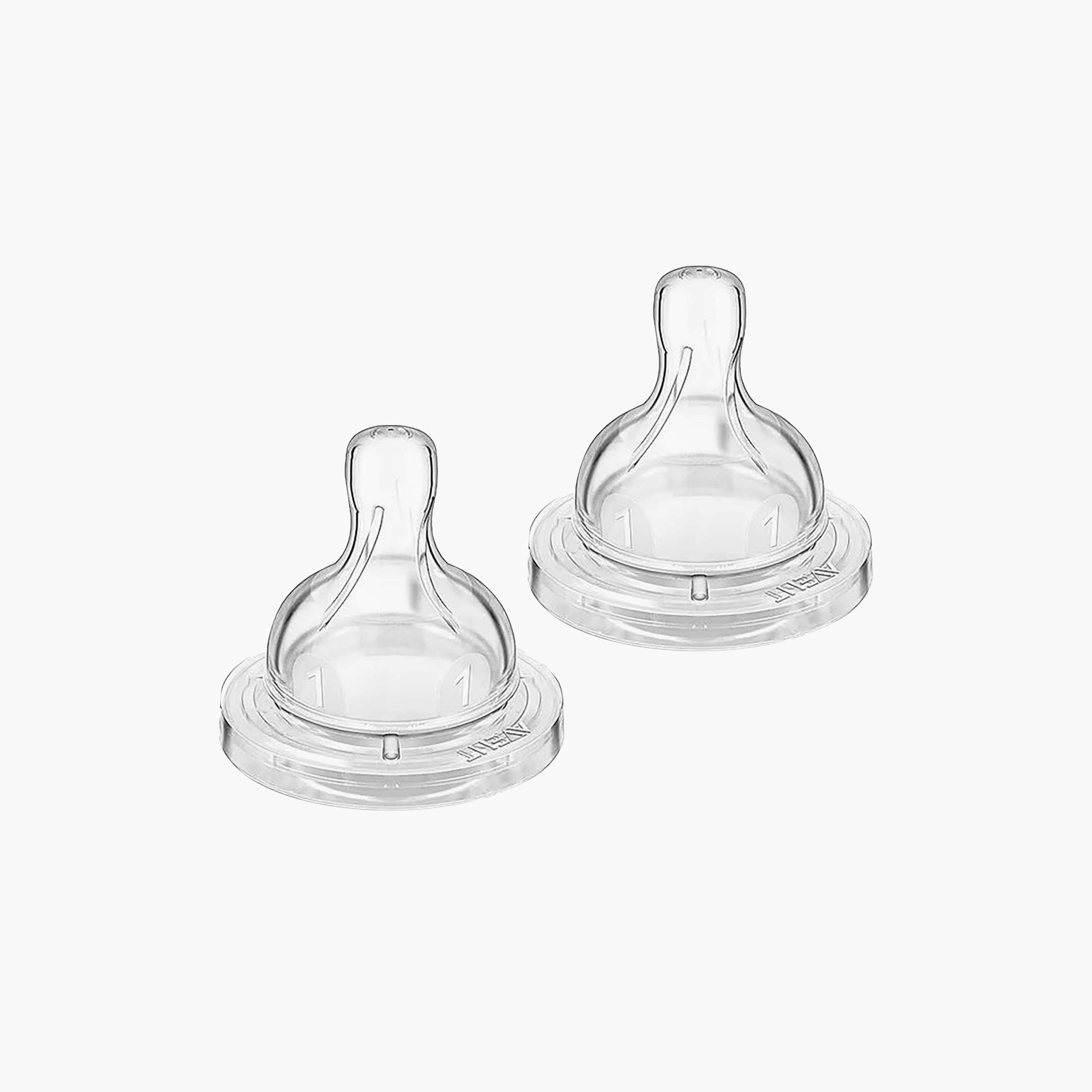 Philips Avent Airflex T1 Flow Silicone Teat - Pack of 2, 0 Months+-baby-feeding-feedingbottles-bottlesandteats-image-1