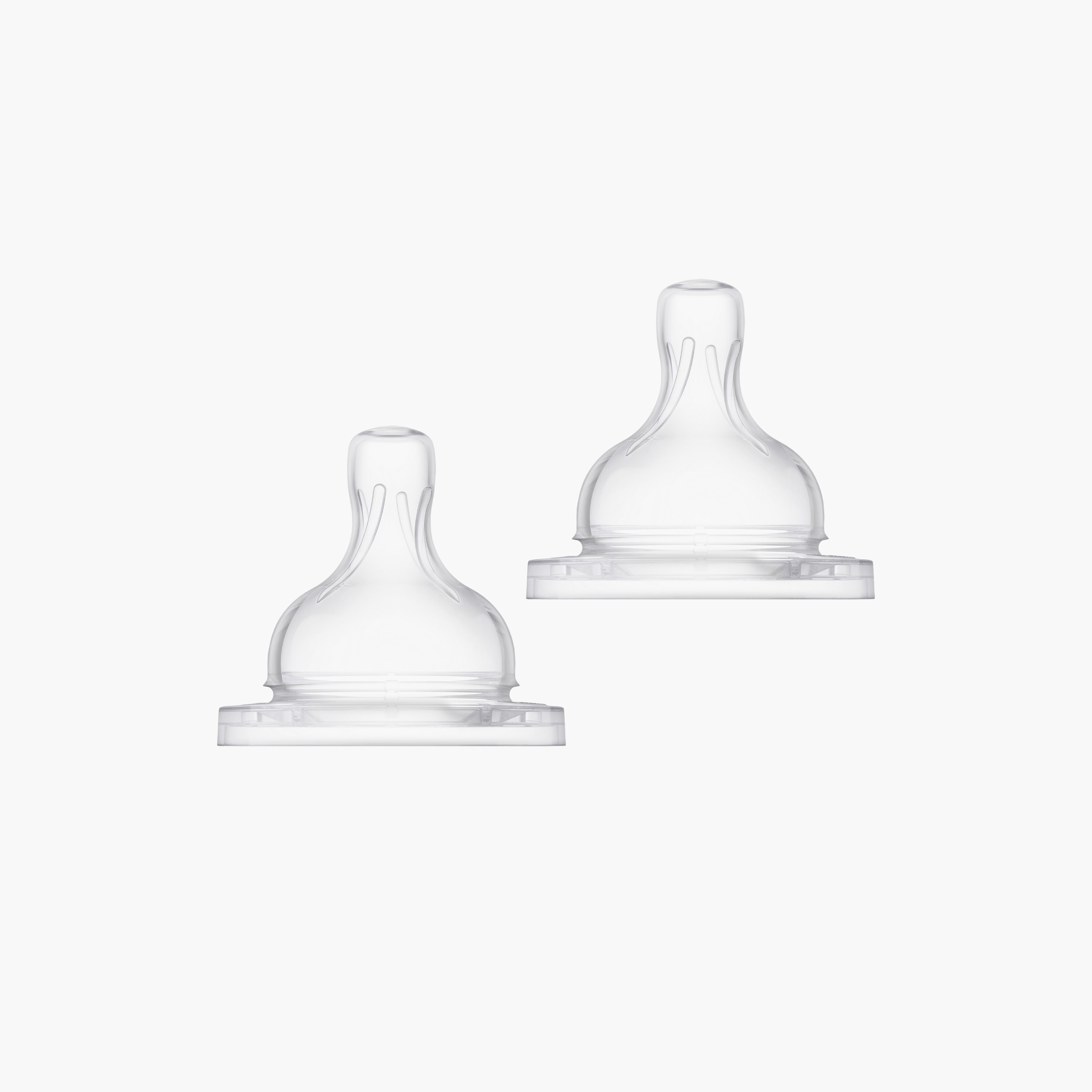 Philips Avent T2 Flow Silicone Teat - Pack of 2, 0 Months+-baby-feeding-feedingbottles-bottlesandteats-image-1