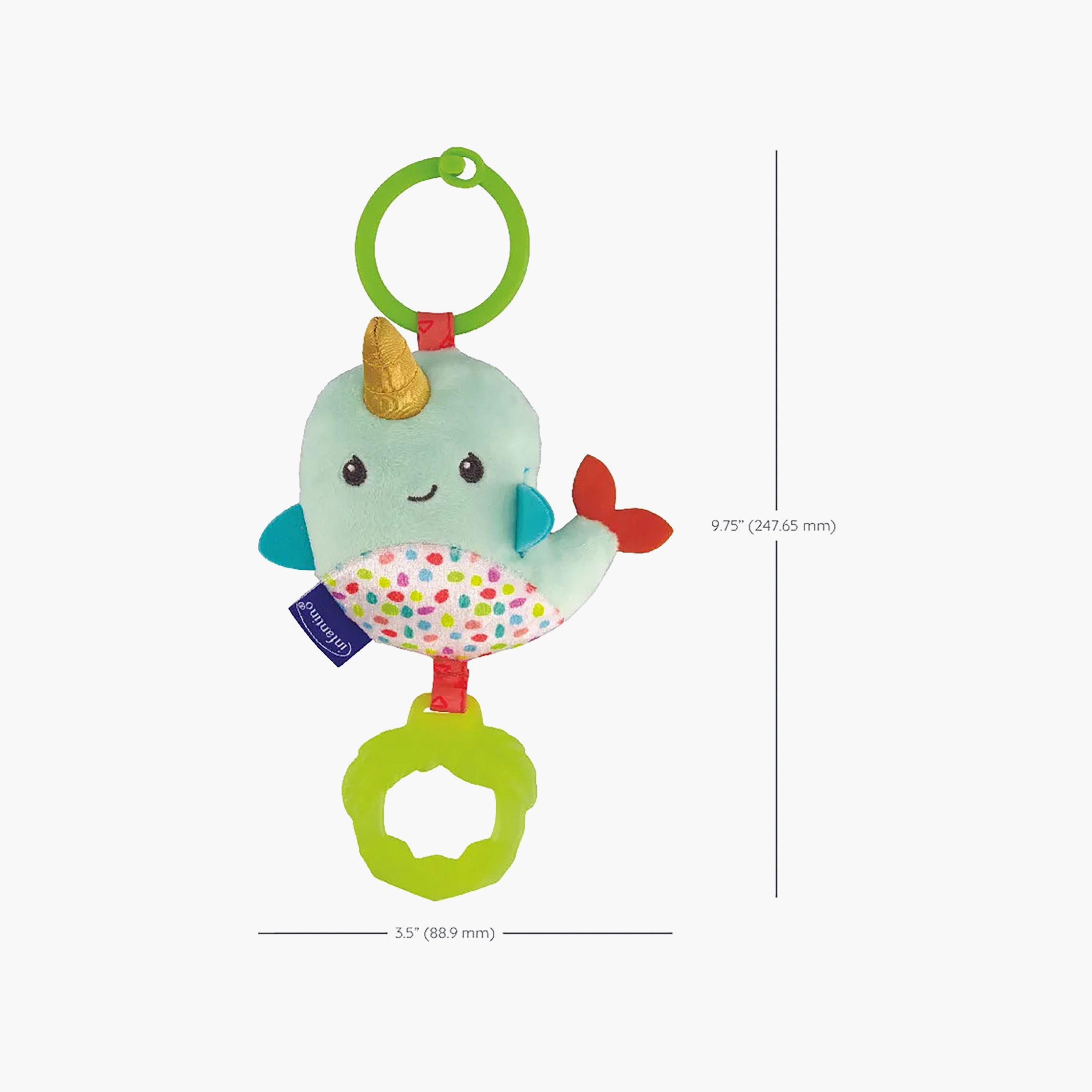 Infantino Chime and Go Tag Along Pal Rattle Toy-toys-babyandtoddlertoys-rattlesandteethers-image-3