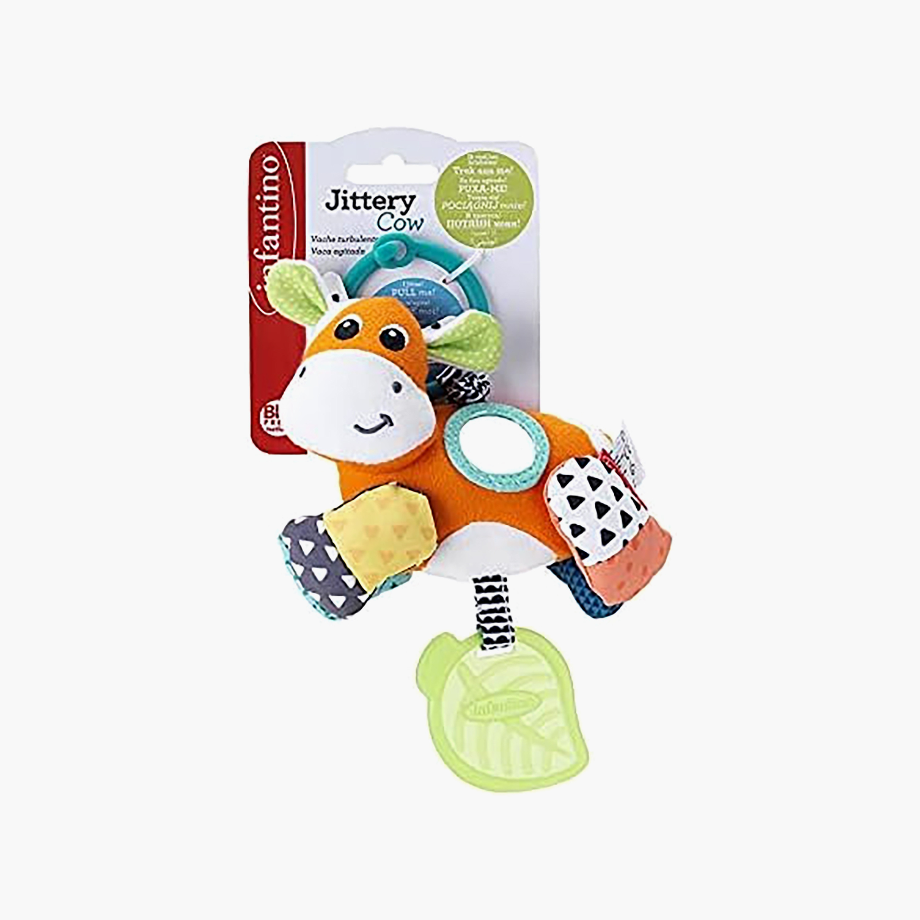 Infantino Jittery Cow Activity Toy with Teether-baby-infantactivity-image-5